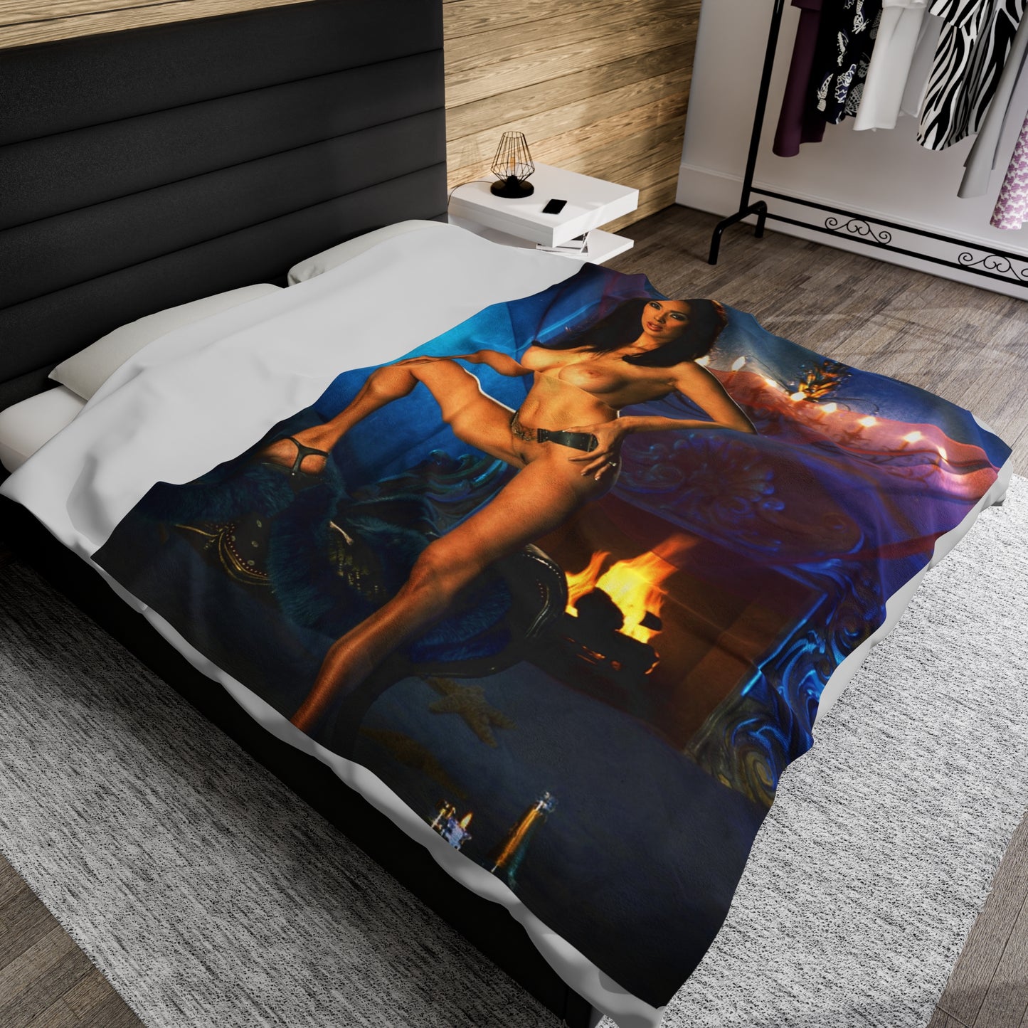 Velveteen Plush Blanket Porn Star Tera Patrick Nude