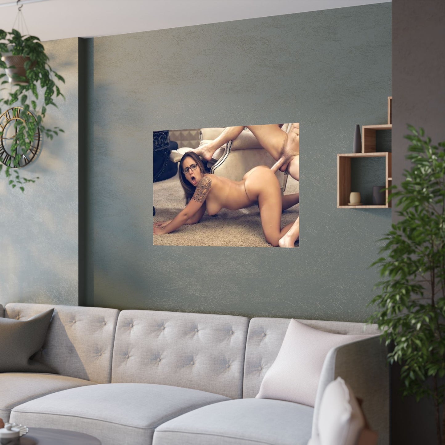 Satin Posters (210gsm) Layla London Ryan Madison Scene from Morning Joe 3