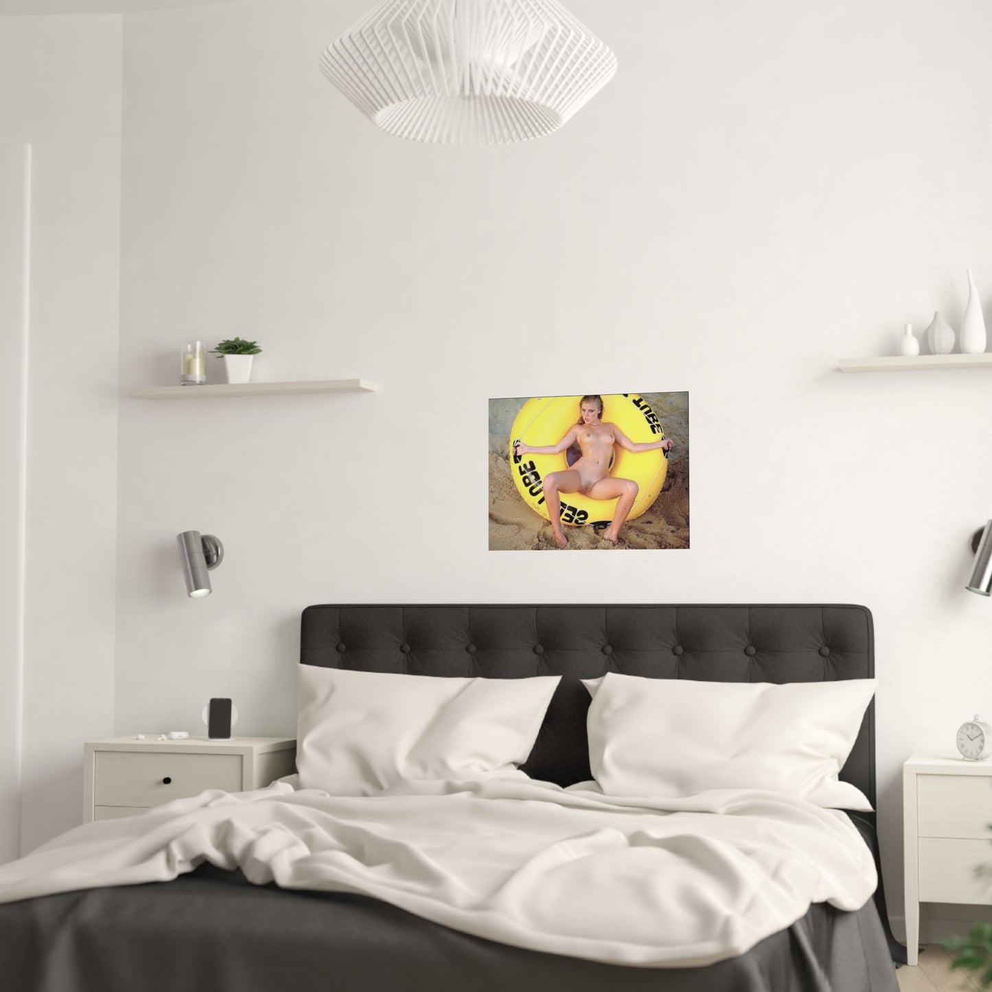 Satin Posters (210gsm) Retro Pornstar Shauna Grant Nude