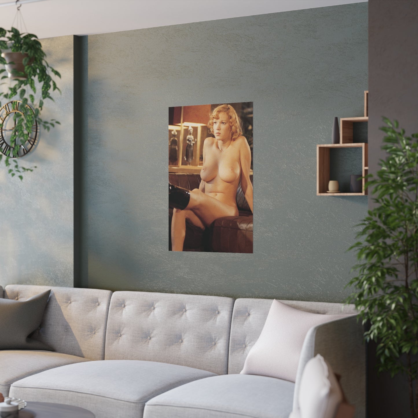 Satin Posters (210gsm) Vintage French Pornstar Brigitte Lahaie