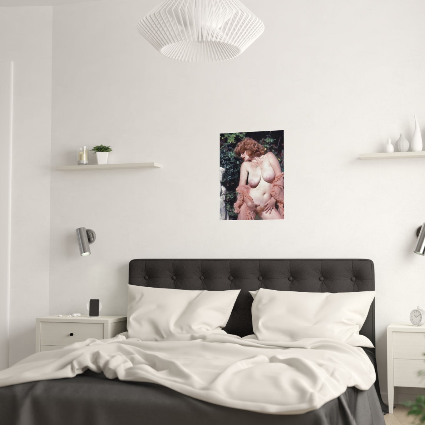 Satin Posters (210gsm) Retro Pornstar Lisa De Leeuw Nude