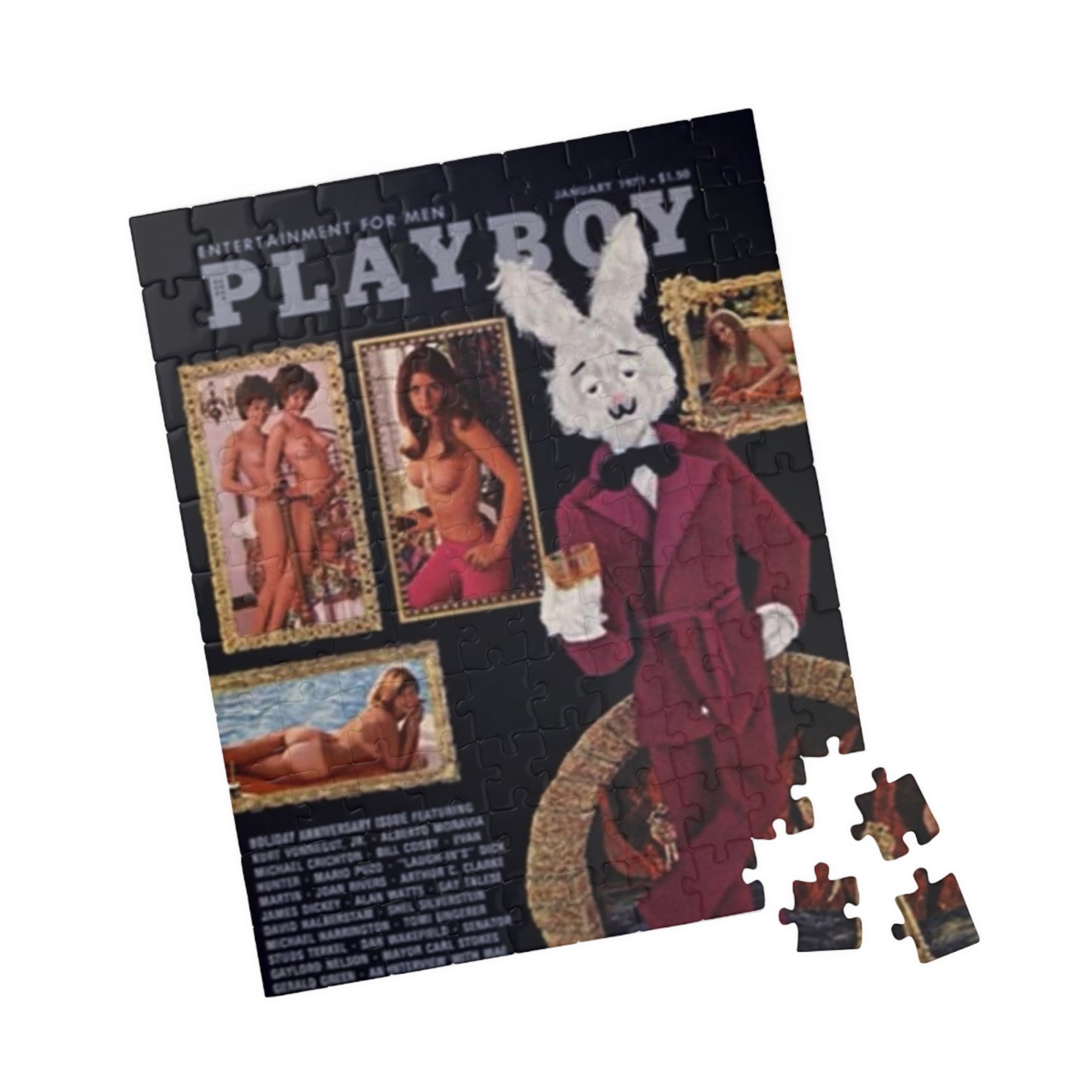 Puzzle (110, 252, 500, 1014-piece) Playboy Cover January 1971