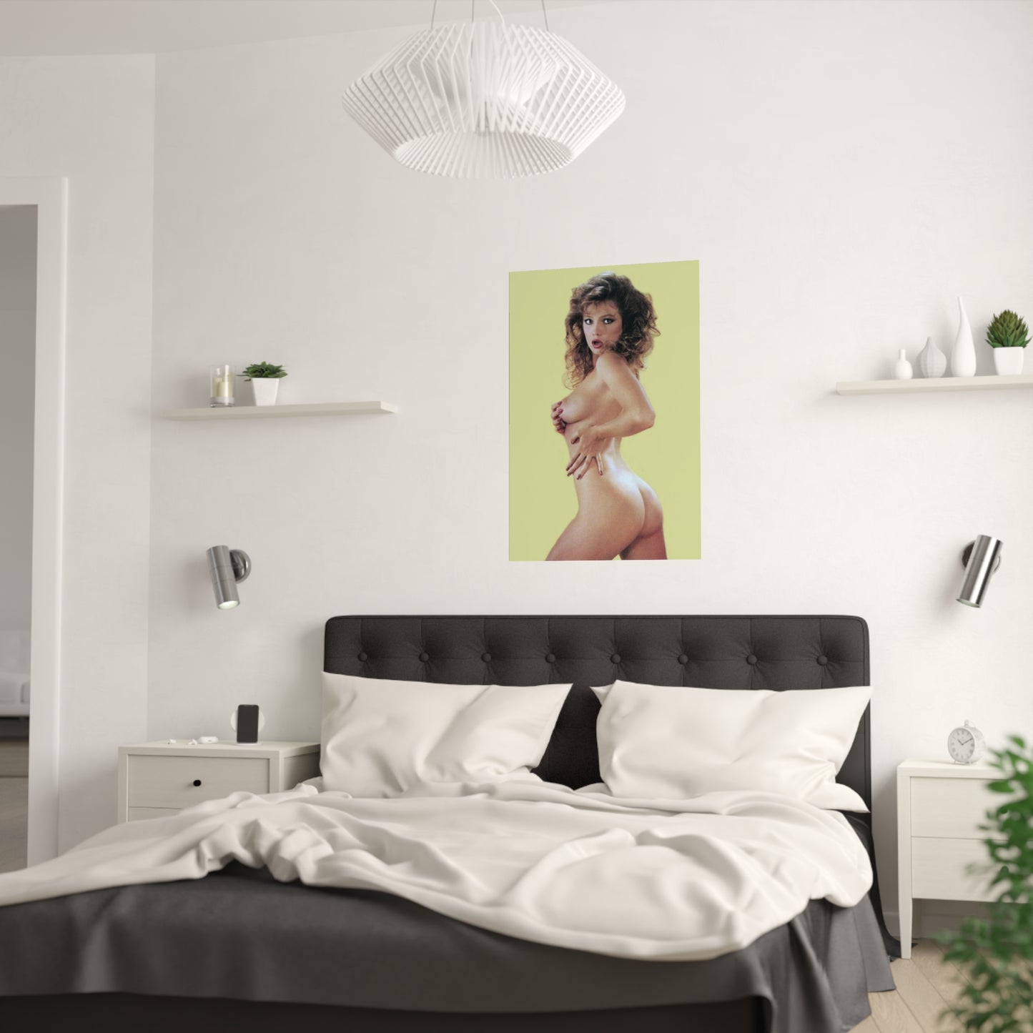 Satin Posters (210gsm) Retro Porn Star 1980s Traci
