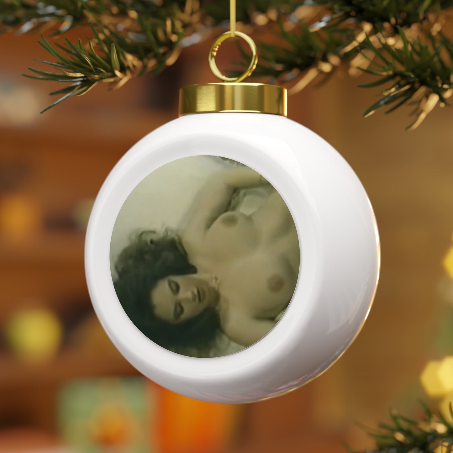 Christmas Ball Ornament Traci Lords Nude