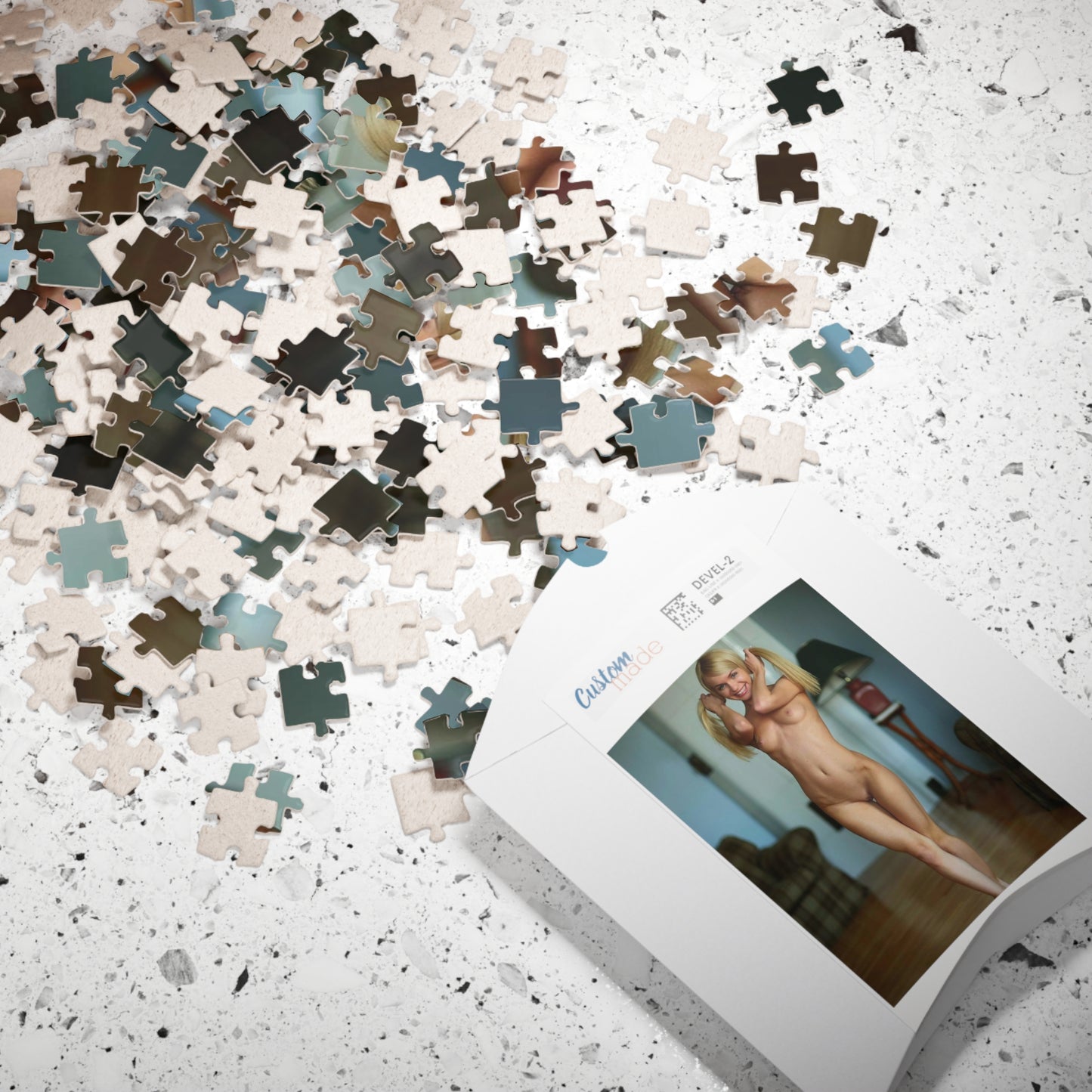 Puzzle (110, 252, 500, 1014-piece) Tight Nude Pigtails