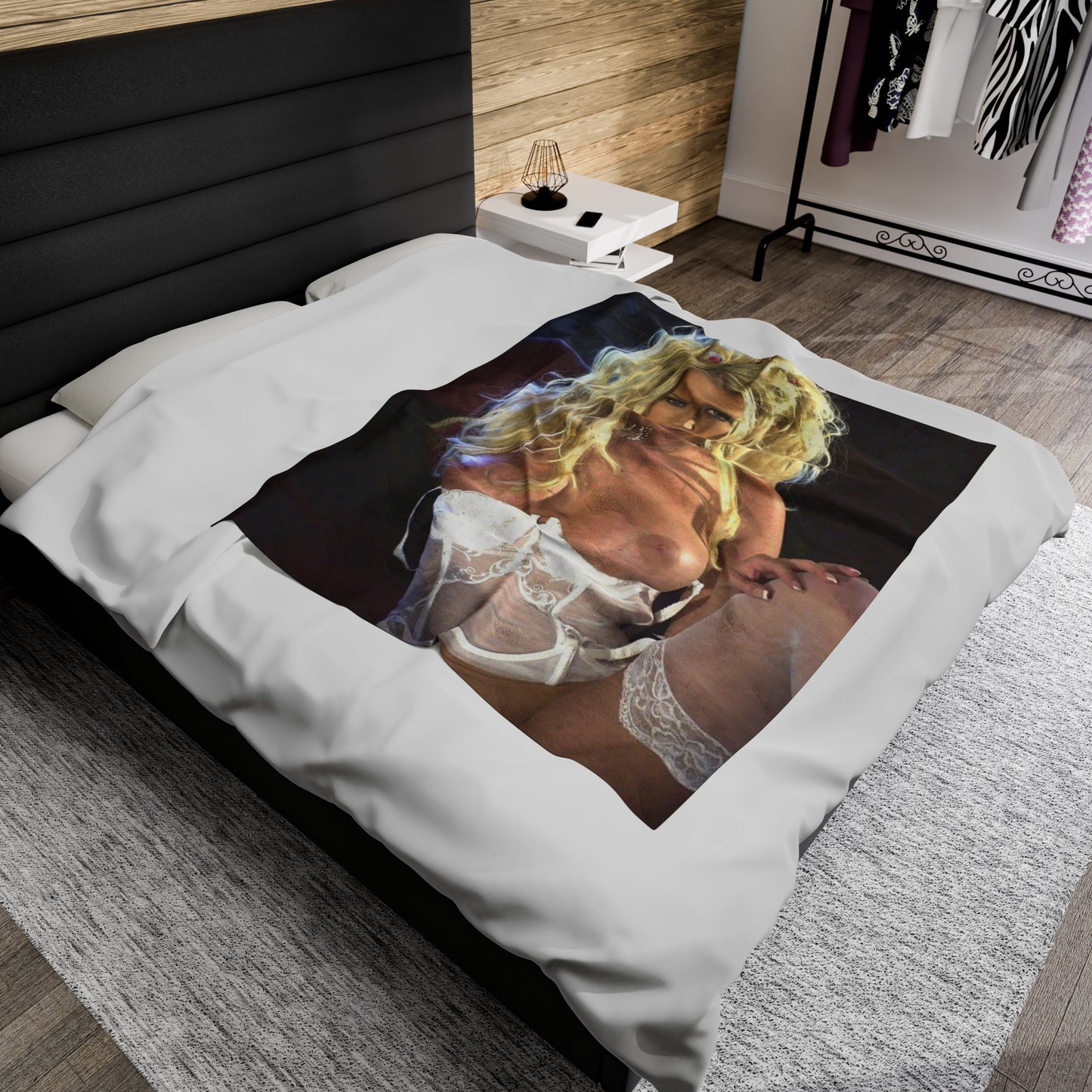 Velveteen Plush Blanket Pornstar Jenna Jameson Nude