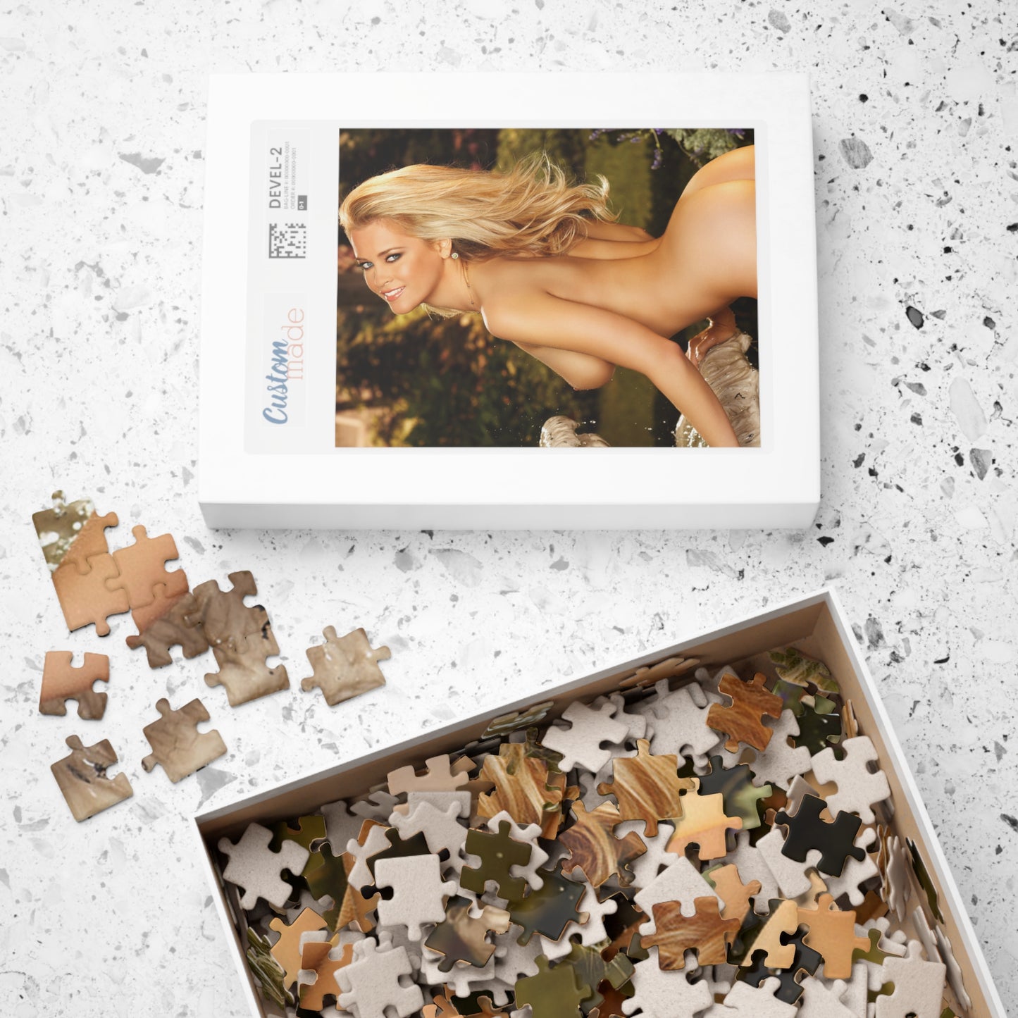 Puzzle (110, 252, 500, 1014-piece) Playmate 2008 Juliette Frette Nude