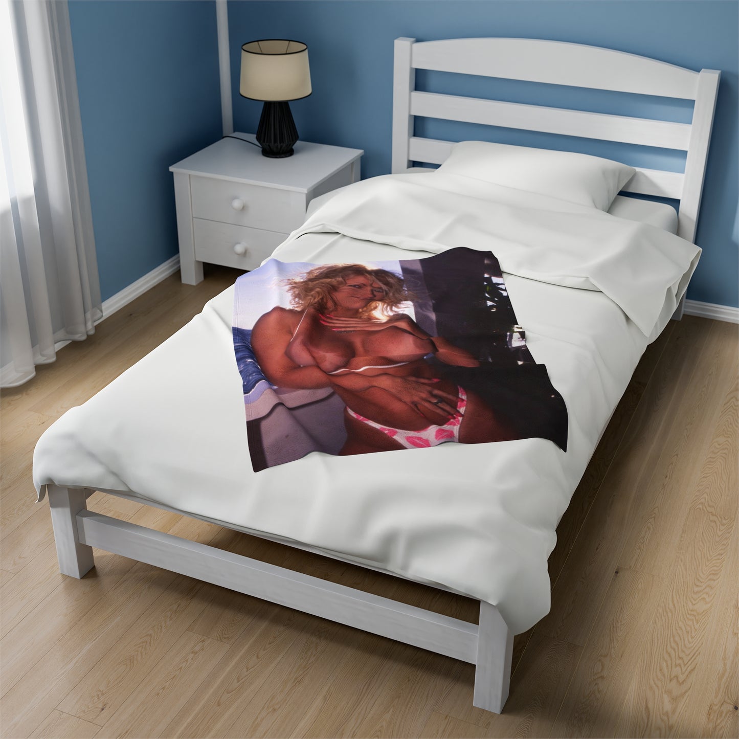 Velveteen Plush Blanket Pornstar Jenna Jameson Nude