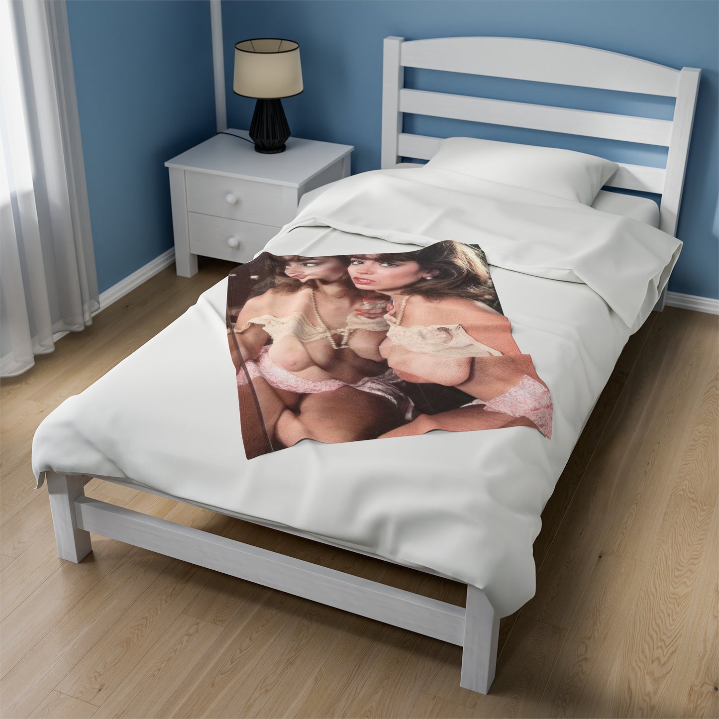 Velveteen Plush Blanket Pornstar Christy Canyon Nude