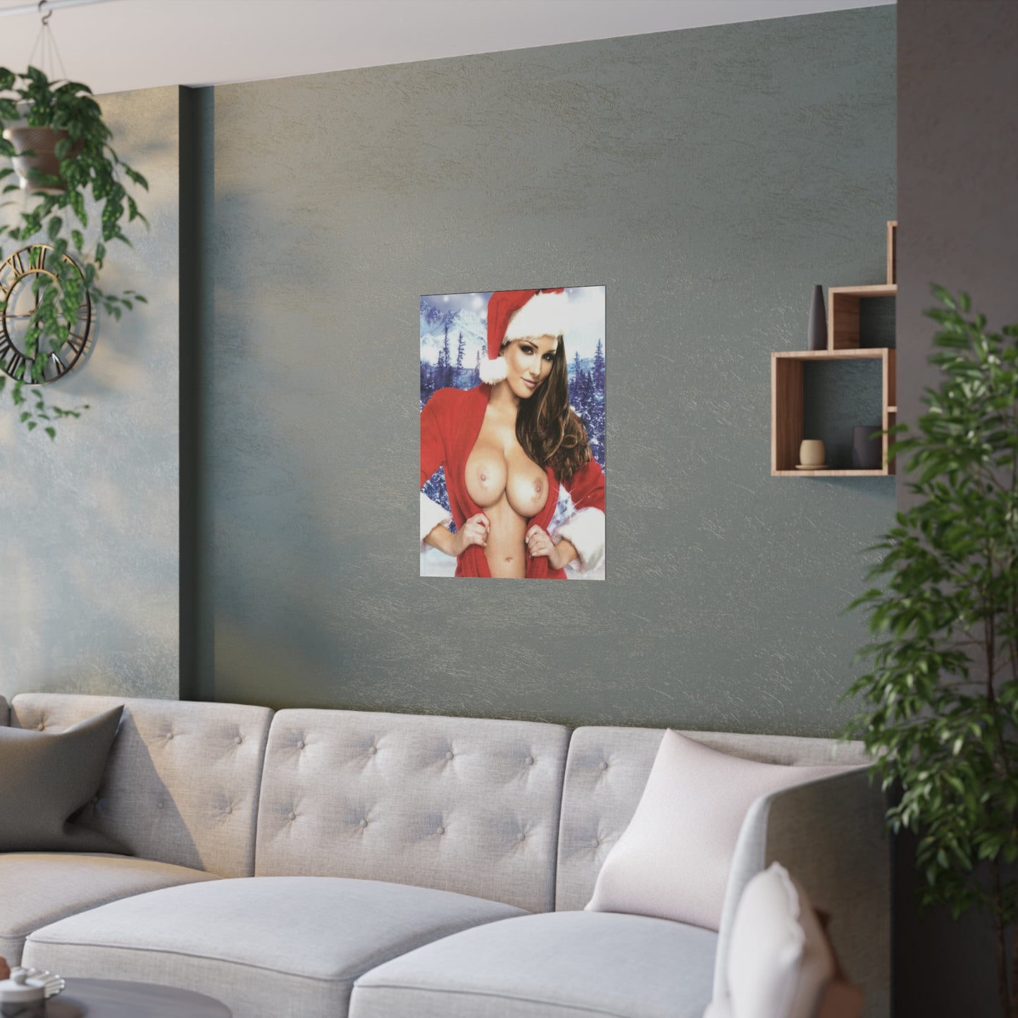 Satin Posters (210gsm) Christmas Pornstars Nude