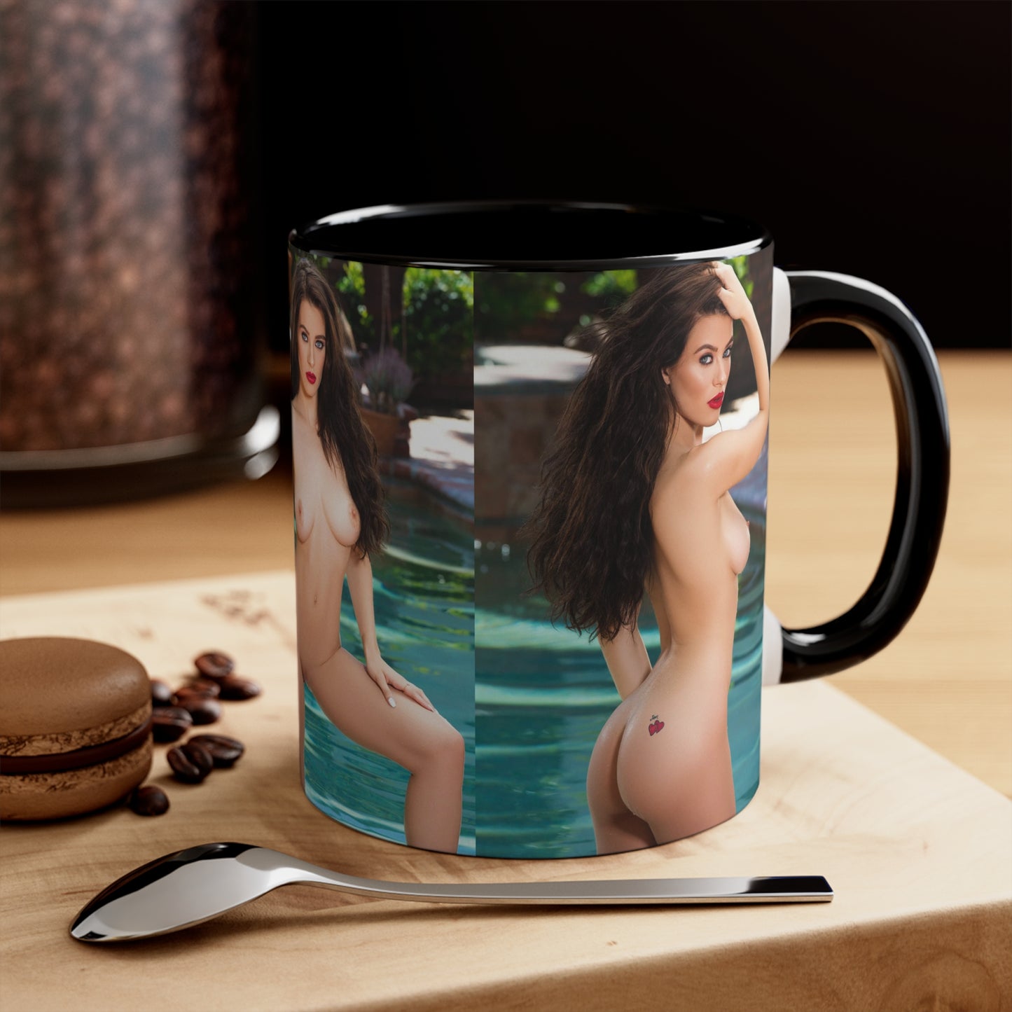 Accent Coffee Mug, 11oz Lana Rhoades Nude