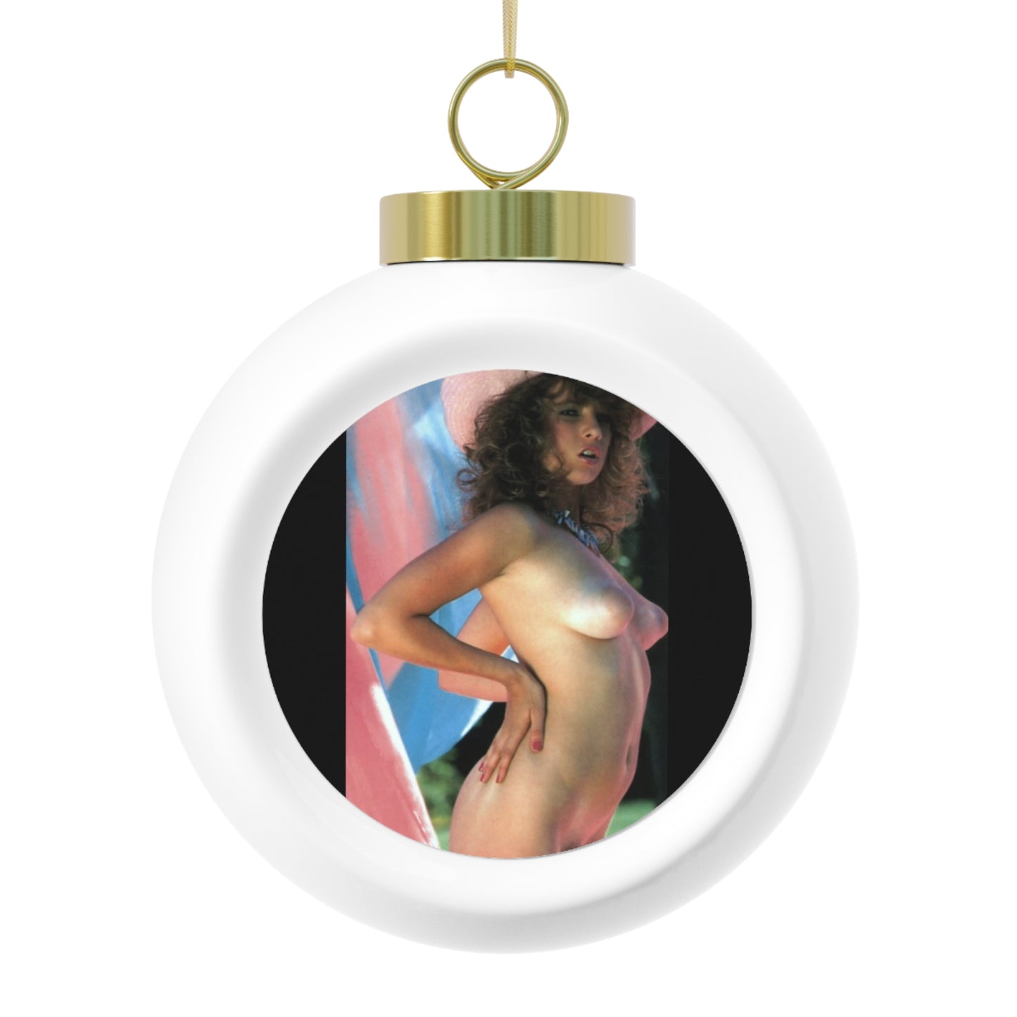 Christmas Ball Ornament Traci Lords Nude Naked Fucking Retro