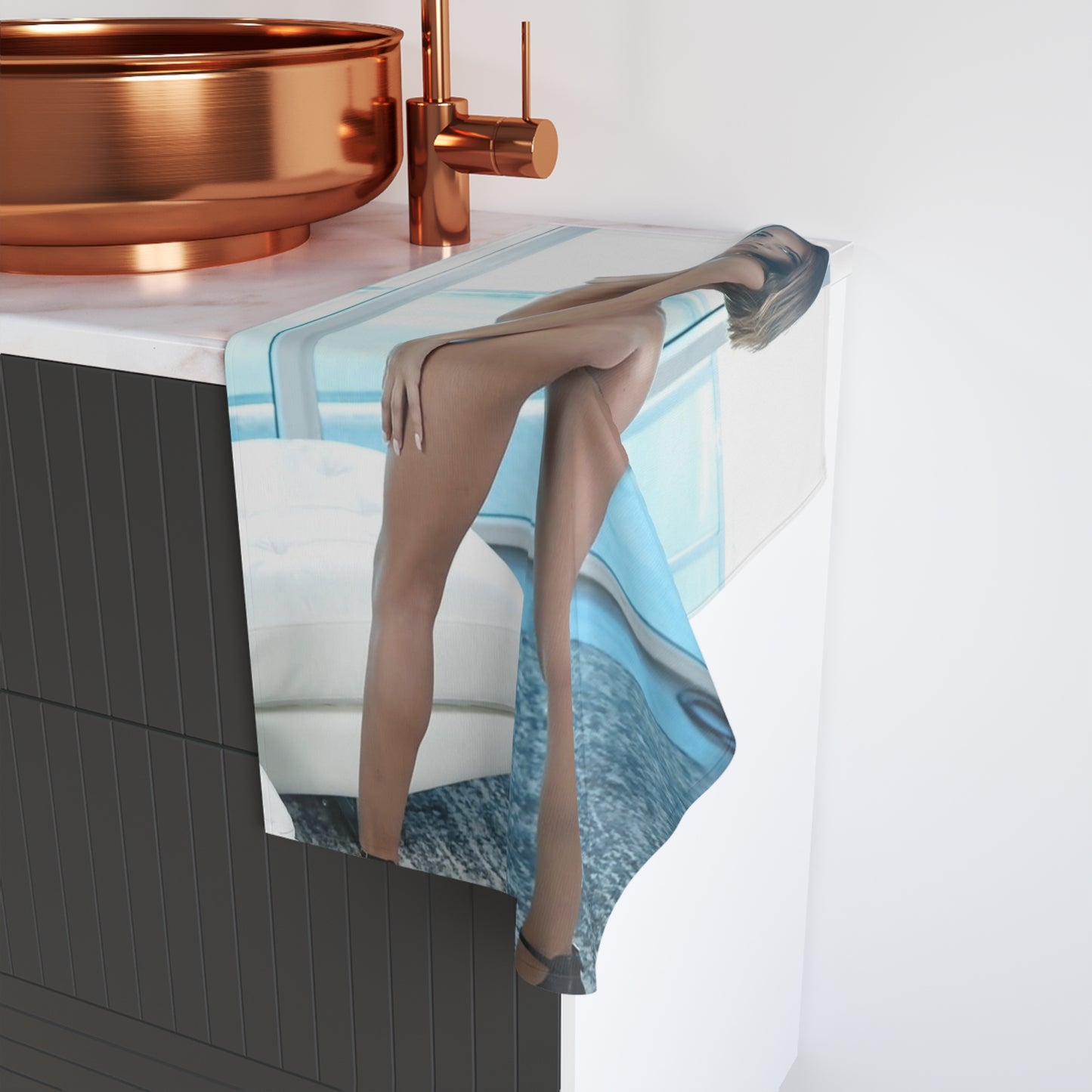 Hand Towel Charity Crawford Nude