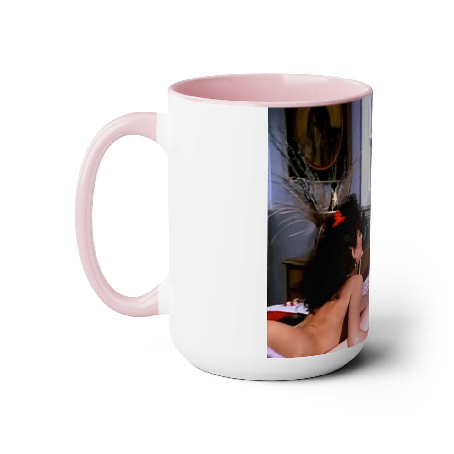 Two-Tone Coffee Mugs, 15oz Traci Lords Nude