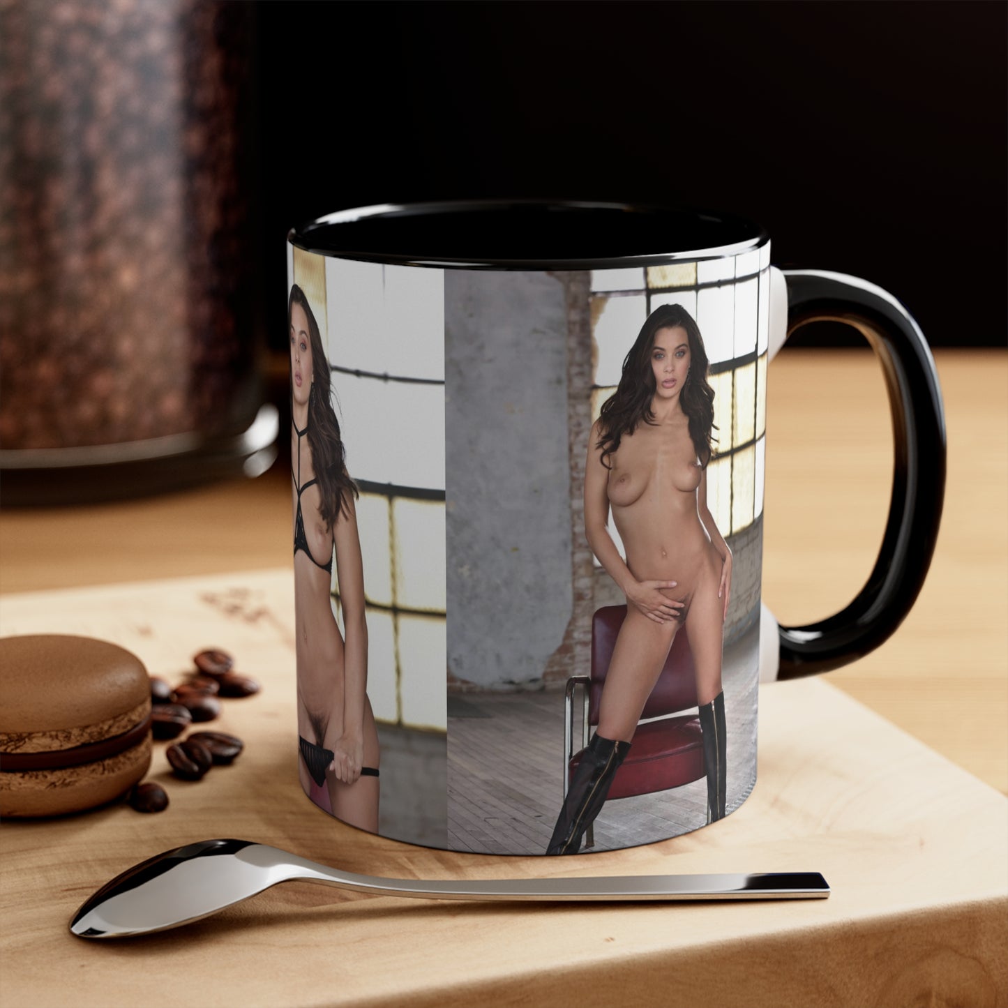 Accent Coffee Mug, 11oz Lana Rhoades Nude