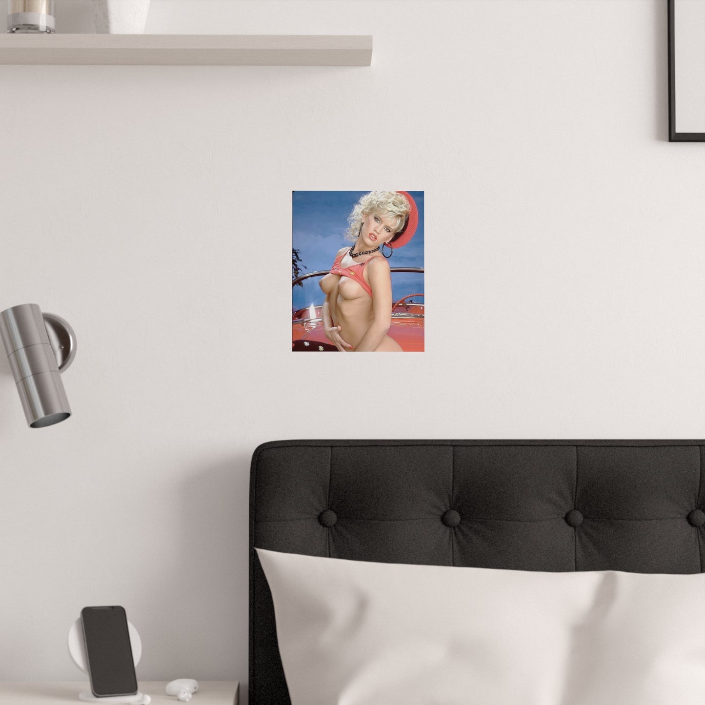 Satin Posters (210gsm) Retro 1980s Porn Star Amber Lynn