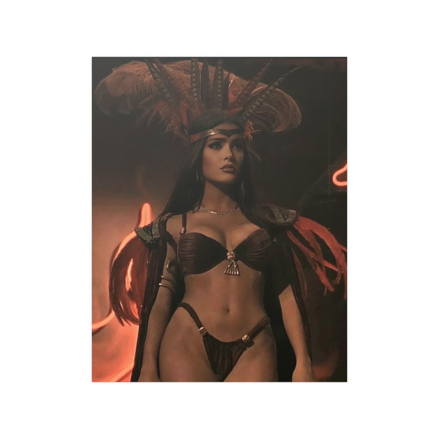 Satin Posters (210gsm) Salma Hayek Dusk til Dawn