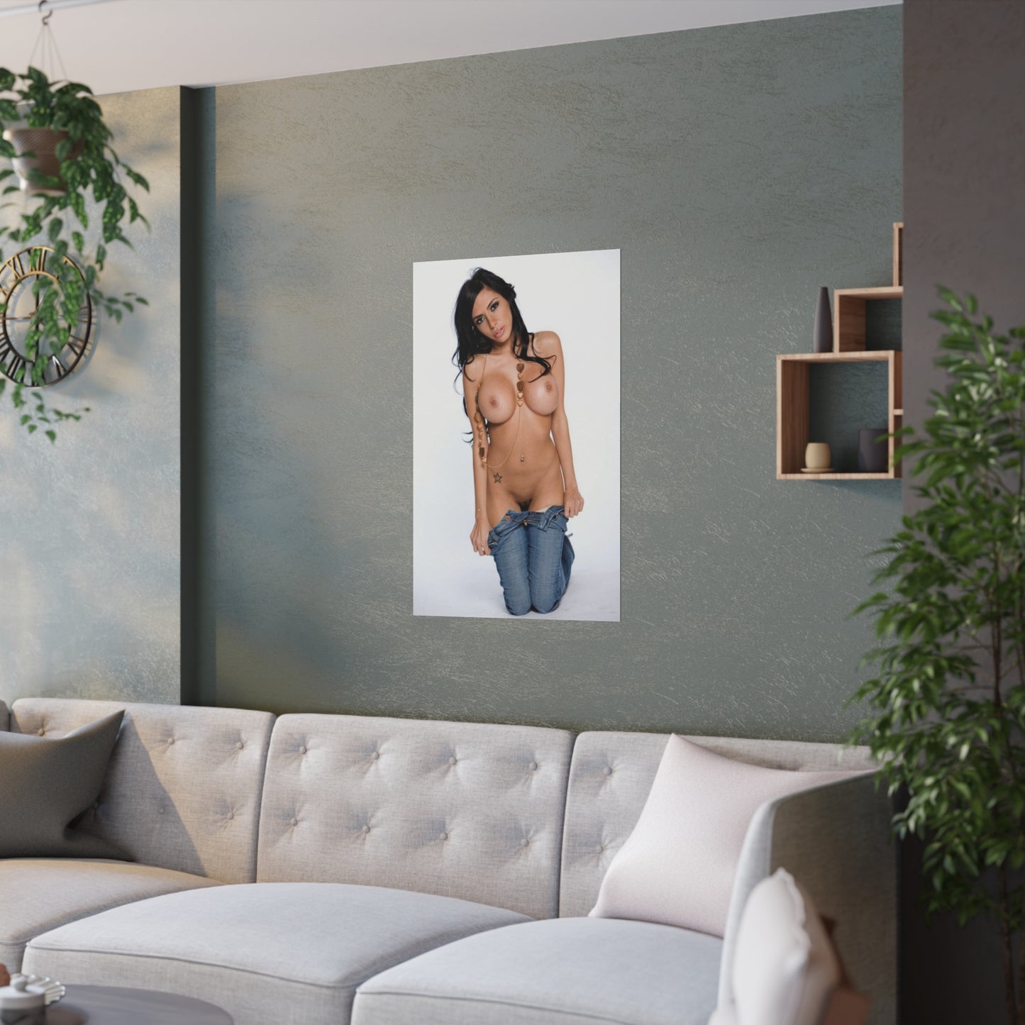 Satin Posters (210gsm) Porn Star Lela Star Nude