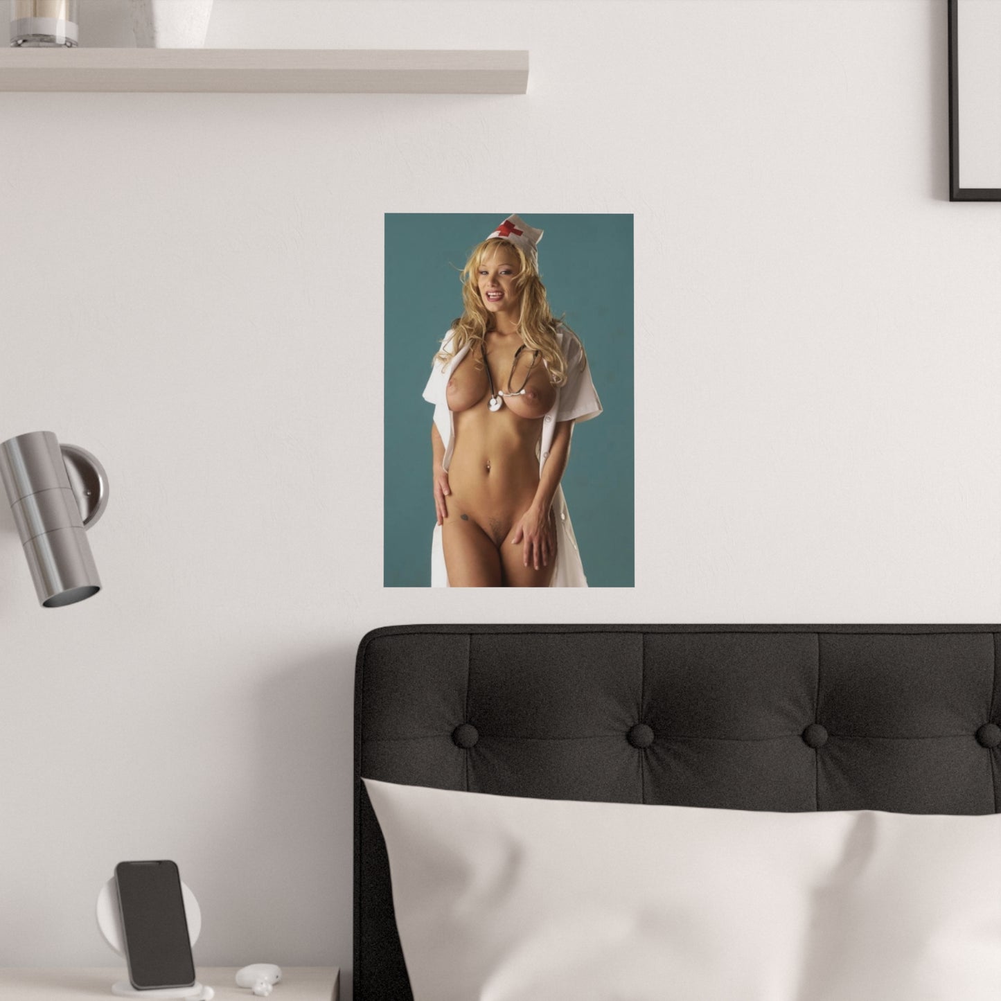 Satin Posters (210gsm) Sexy Nude Nurse Shyla Stylez