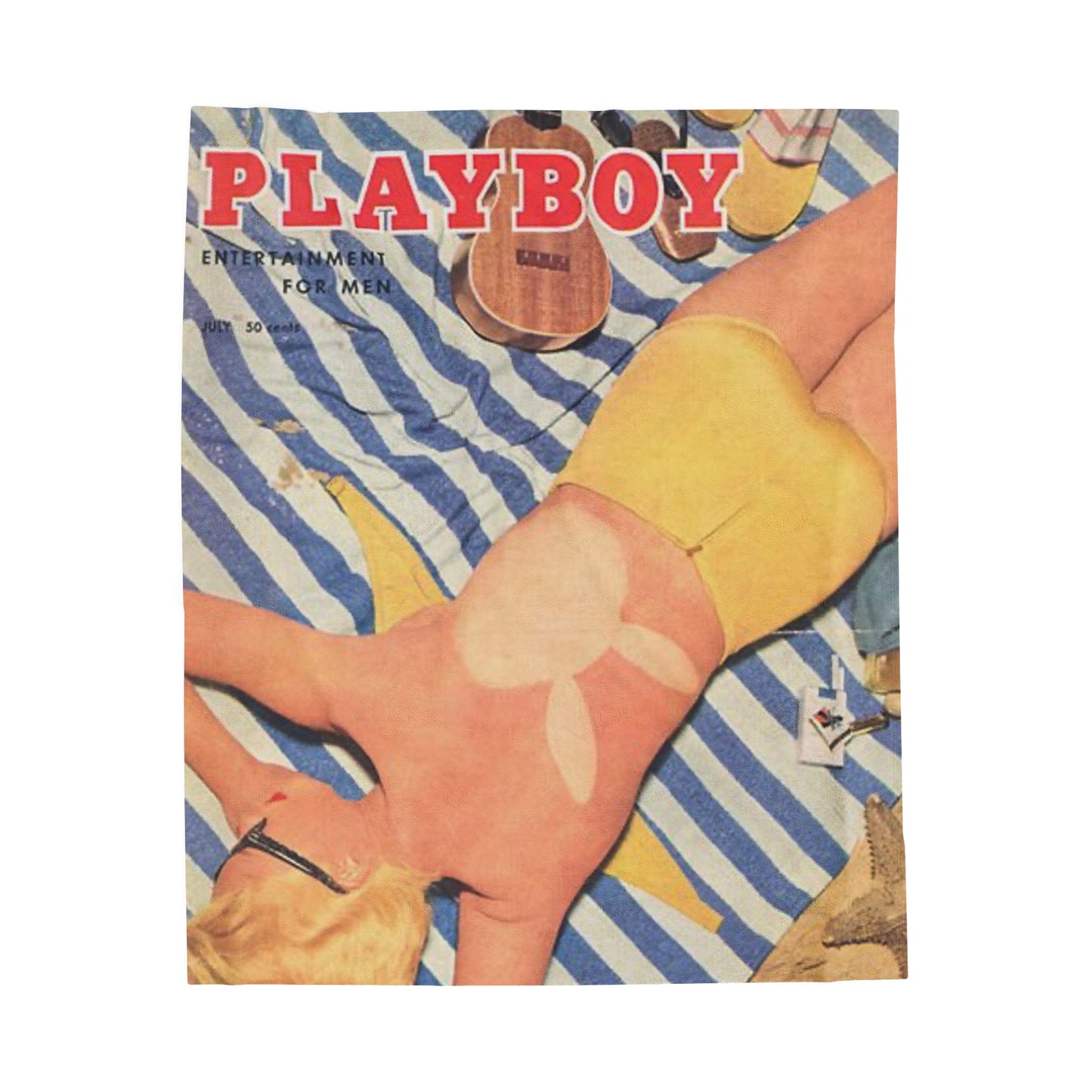 Velveteen Plush Blanket Magazine Cover July 1957