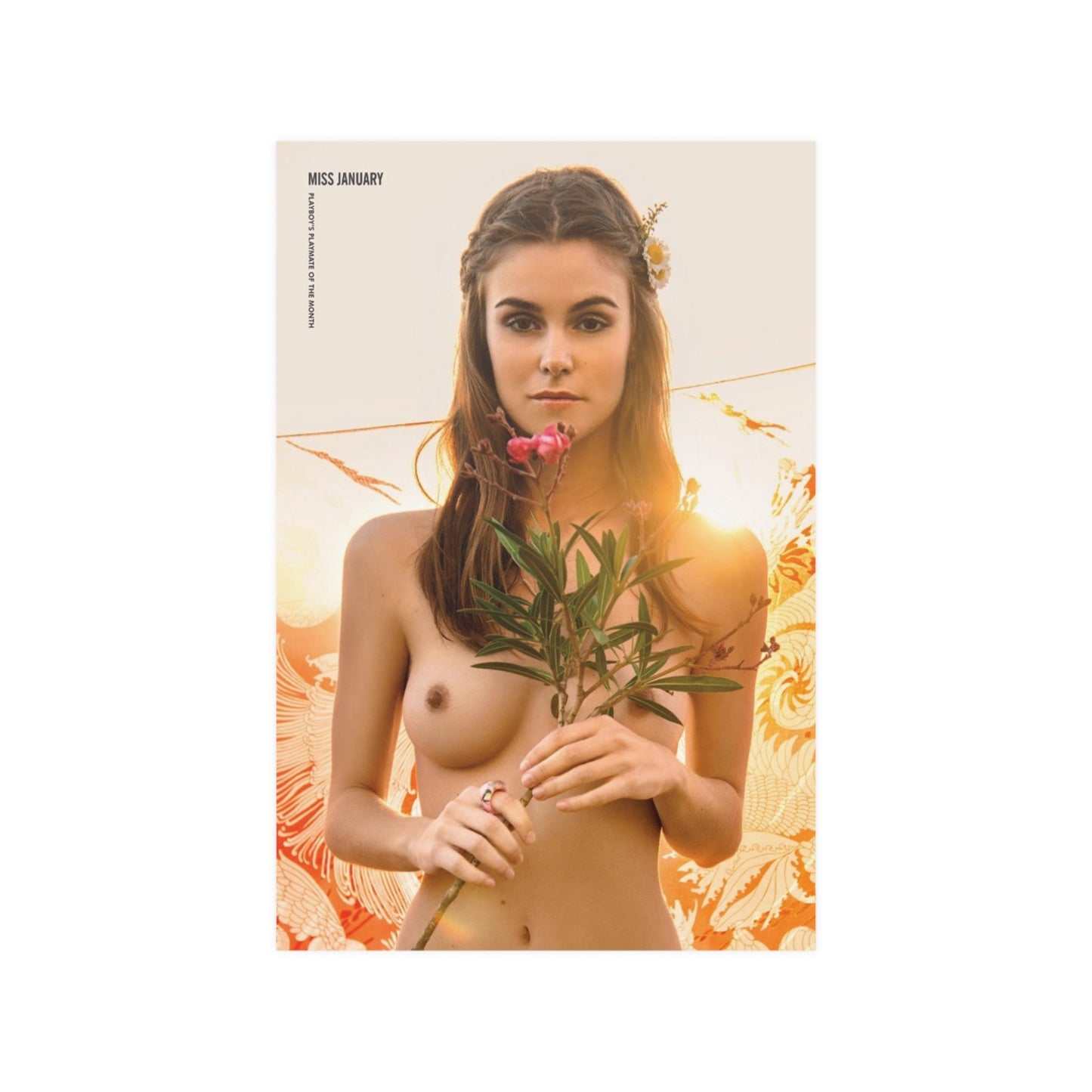 Satin Posters (210gsm) Playboy Playmate Jan 2016 Amberleigh West