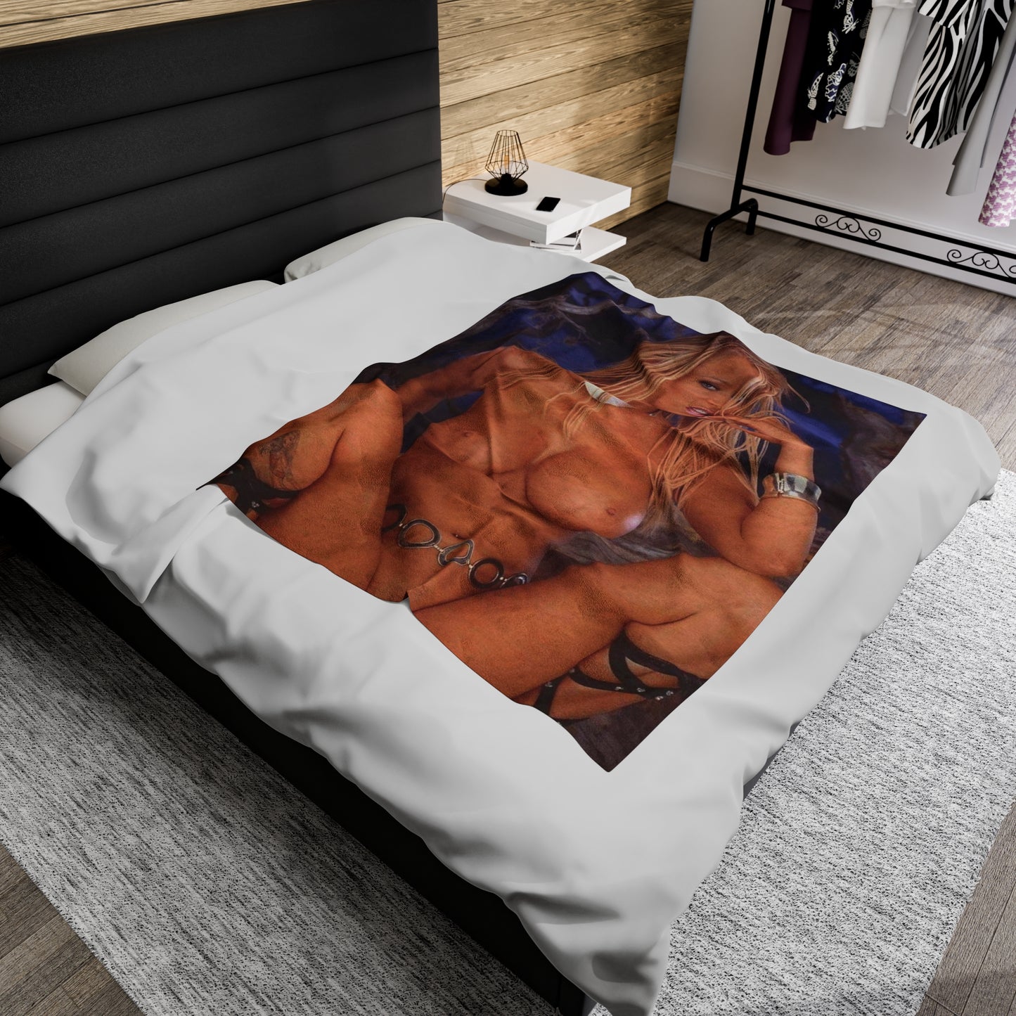 Velveteen Plush Blanket Pornstar Jenna Jameson Nude