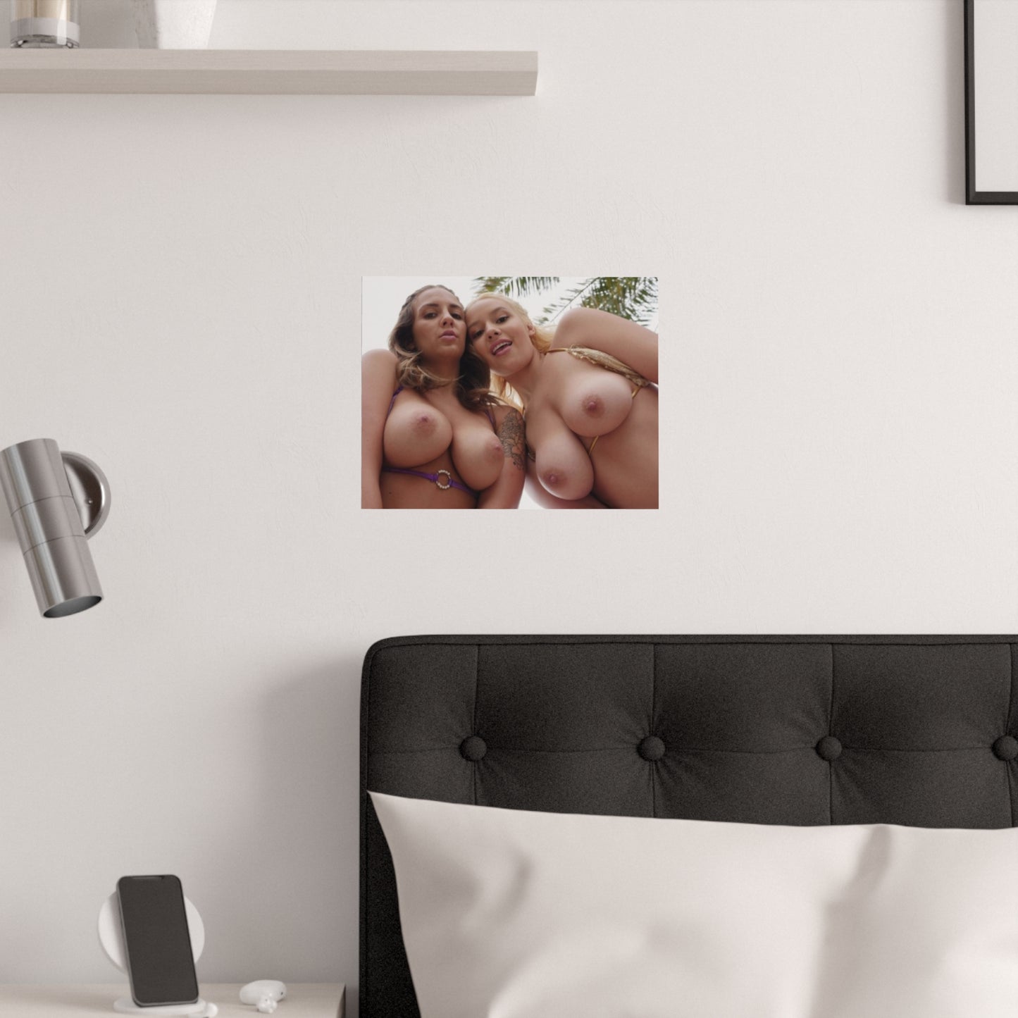 Satin Posters (210gsm) Layla London and Friend Nude