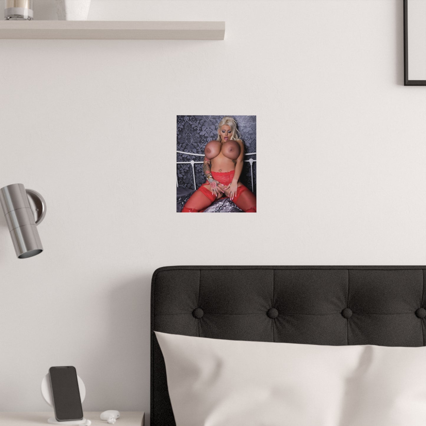 Satin Posters (210gsm) Busty Candy Charms Nude