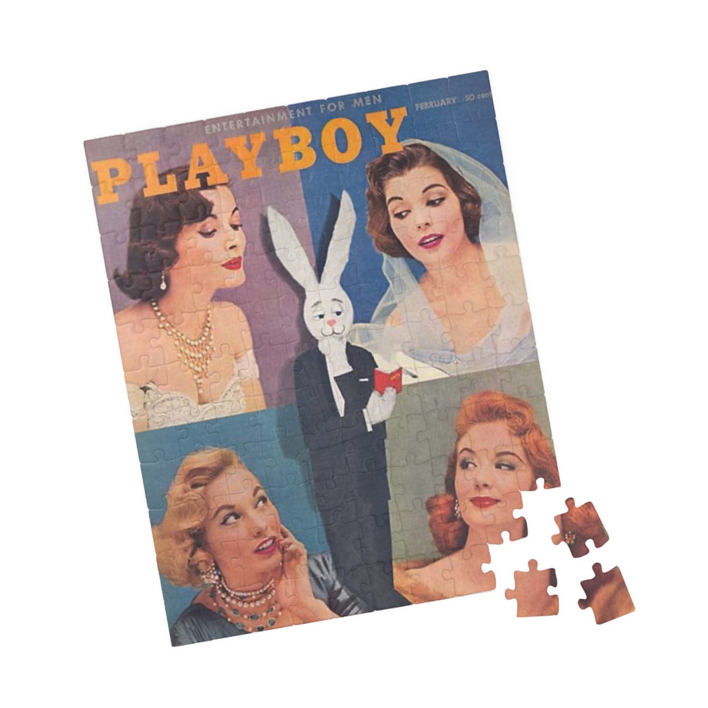 Puzzle (110, 252, 520, 1014-piece) Playboy Cover February 1956
