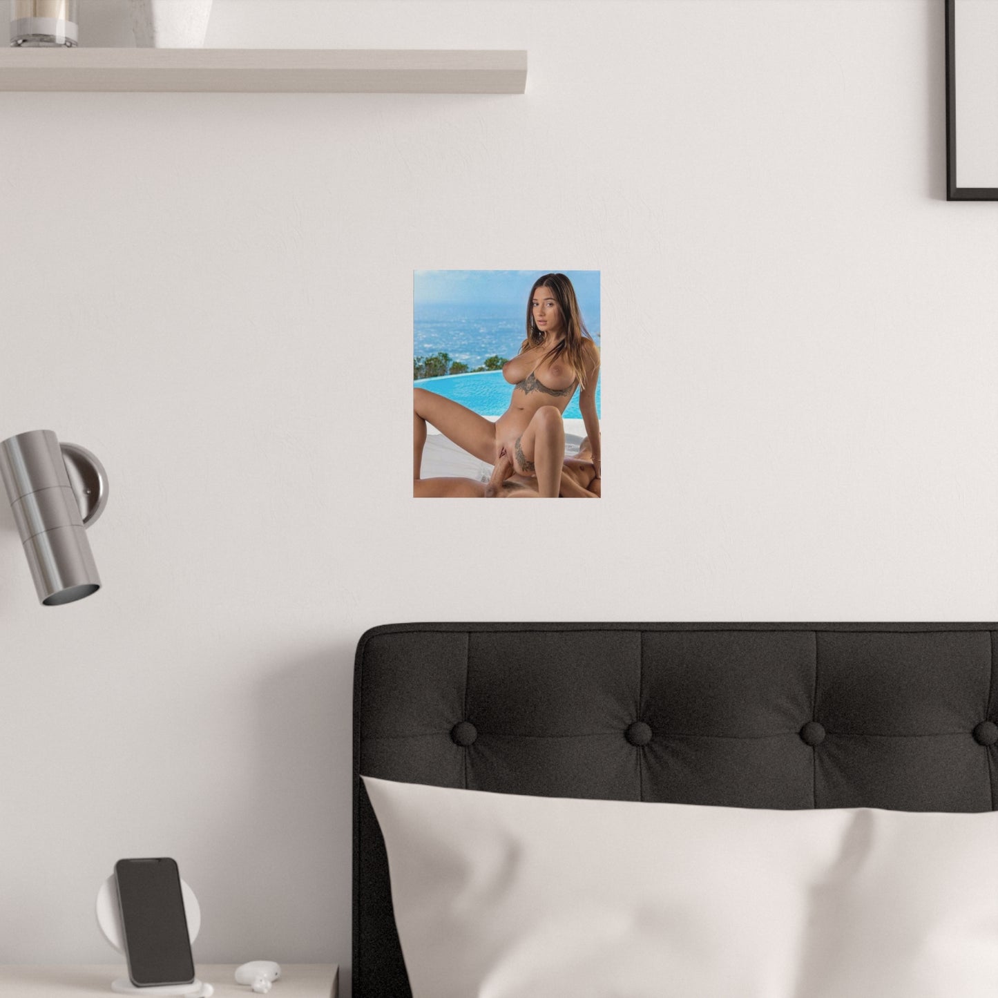 Satin Posters (210gsm) Natural Tits Liya Silver
