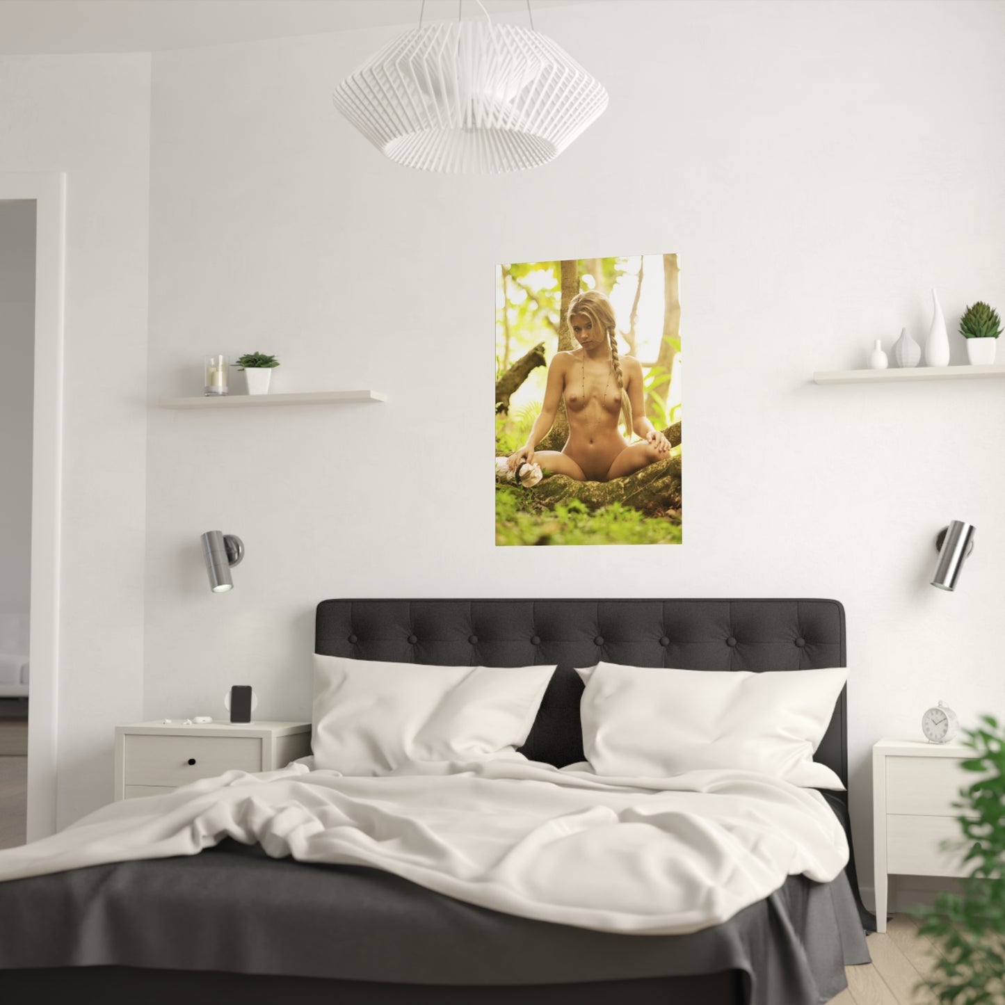 Satin Posters (210gsm) Sexy Pigtails Nude