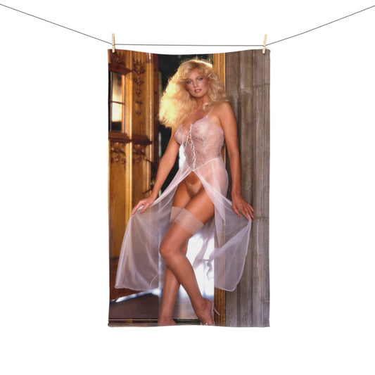 Hand Towel Playboy Playmate May 1985 Kathy Shower