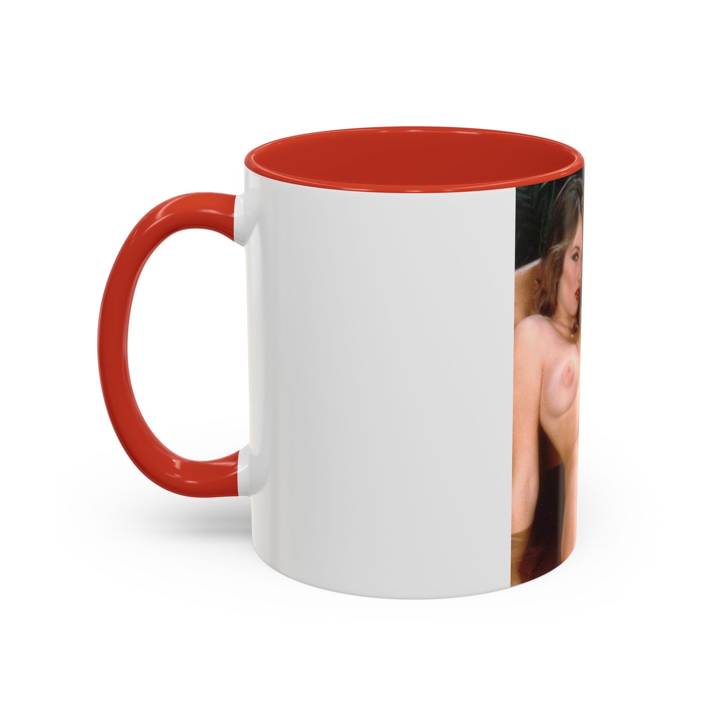 Accent Coffee Mug (11, 15oz) Retro Porn Star Traci Lords Nude