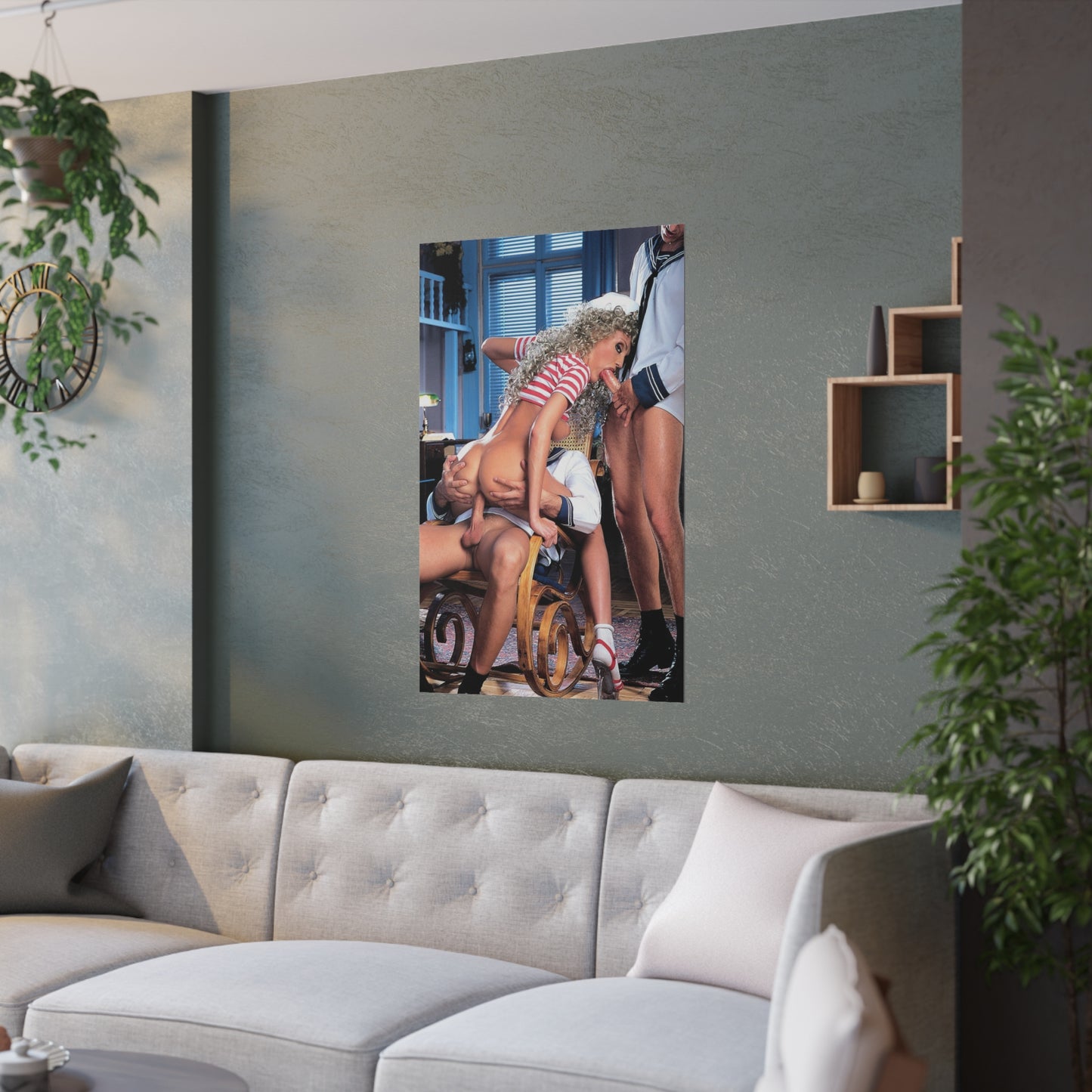 Satin Posters (210gsm) Classic Porn Scene Porn Star Nude Naked