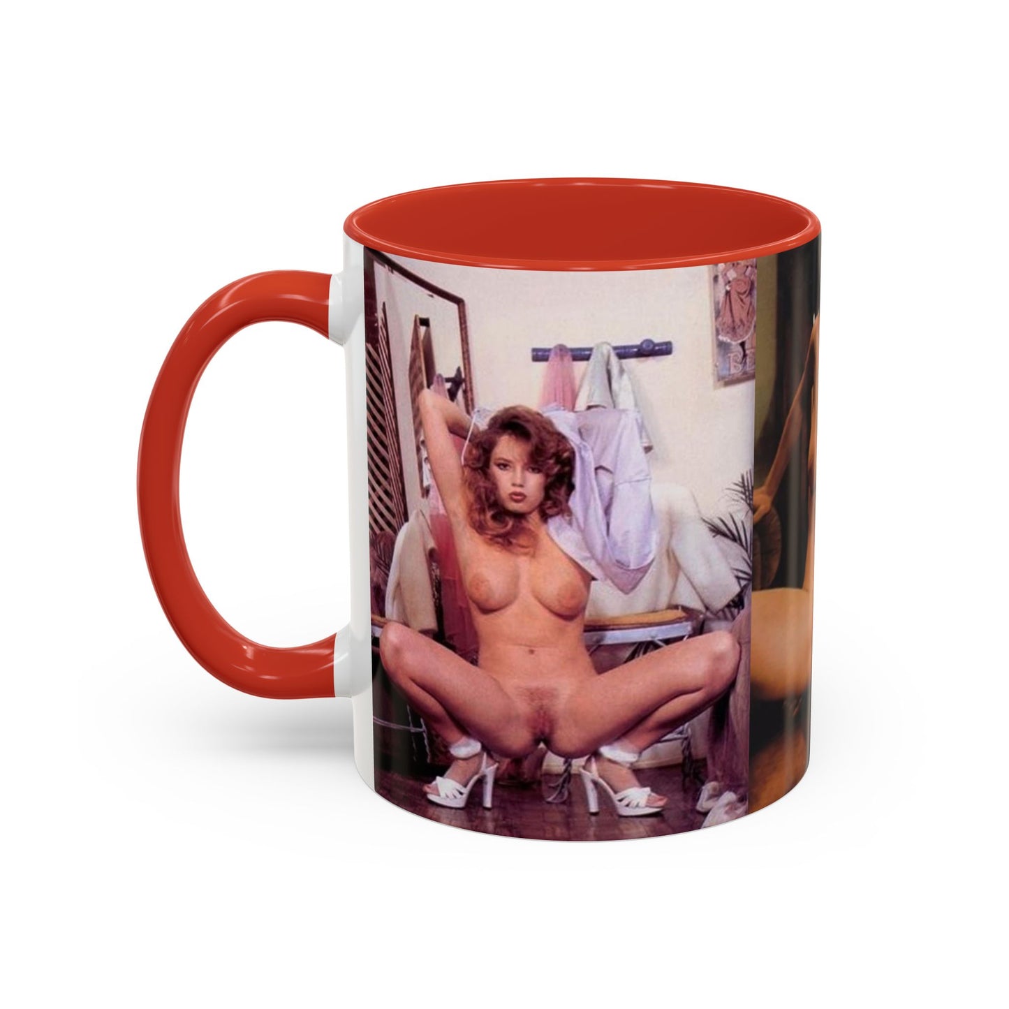 Accent Coffee Mug (11, 15oz) Traci Lords Nude Naked Retro