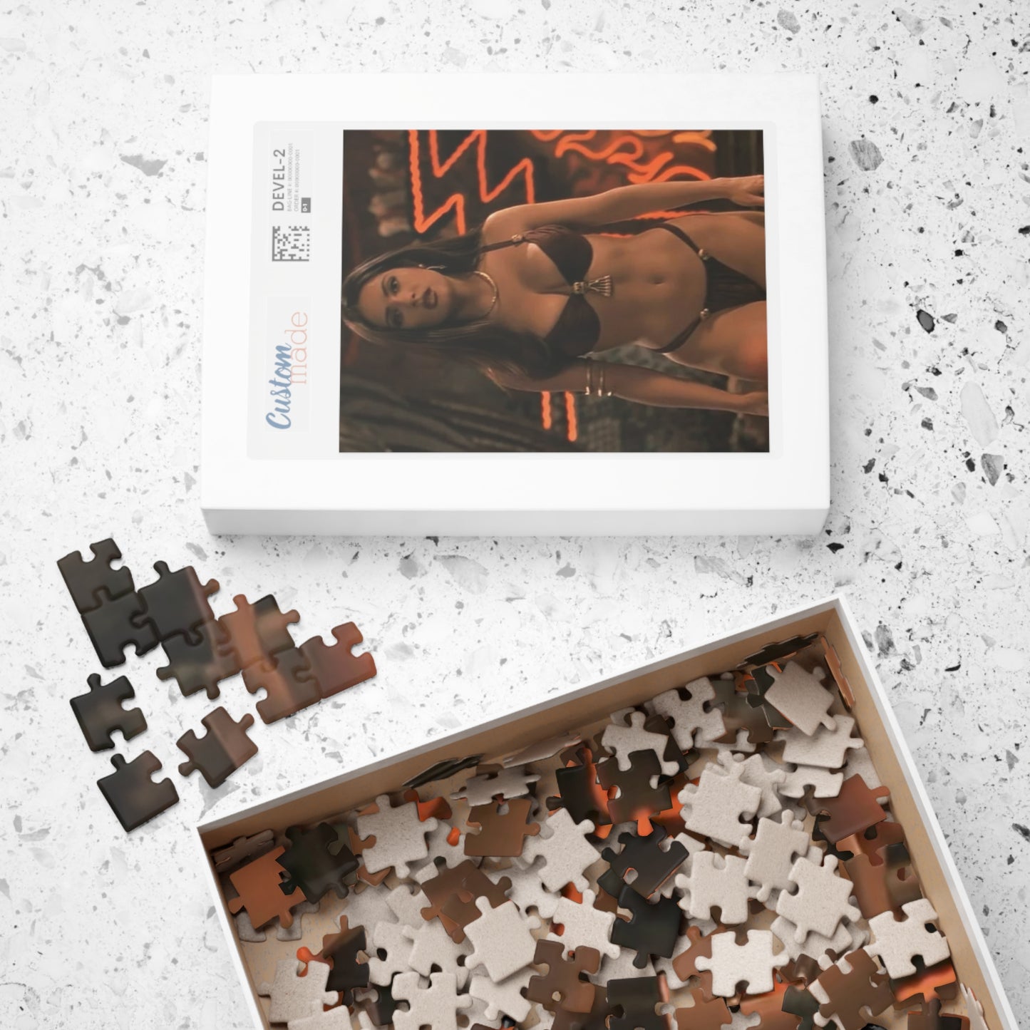 Puzzle (110, 252, 520, 1014-piece) Salma Hayek Dusk til Dawn