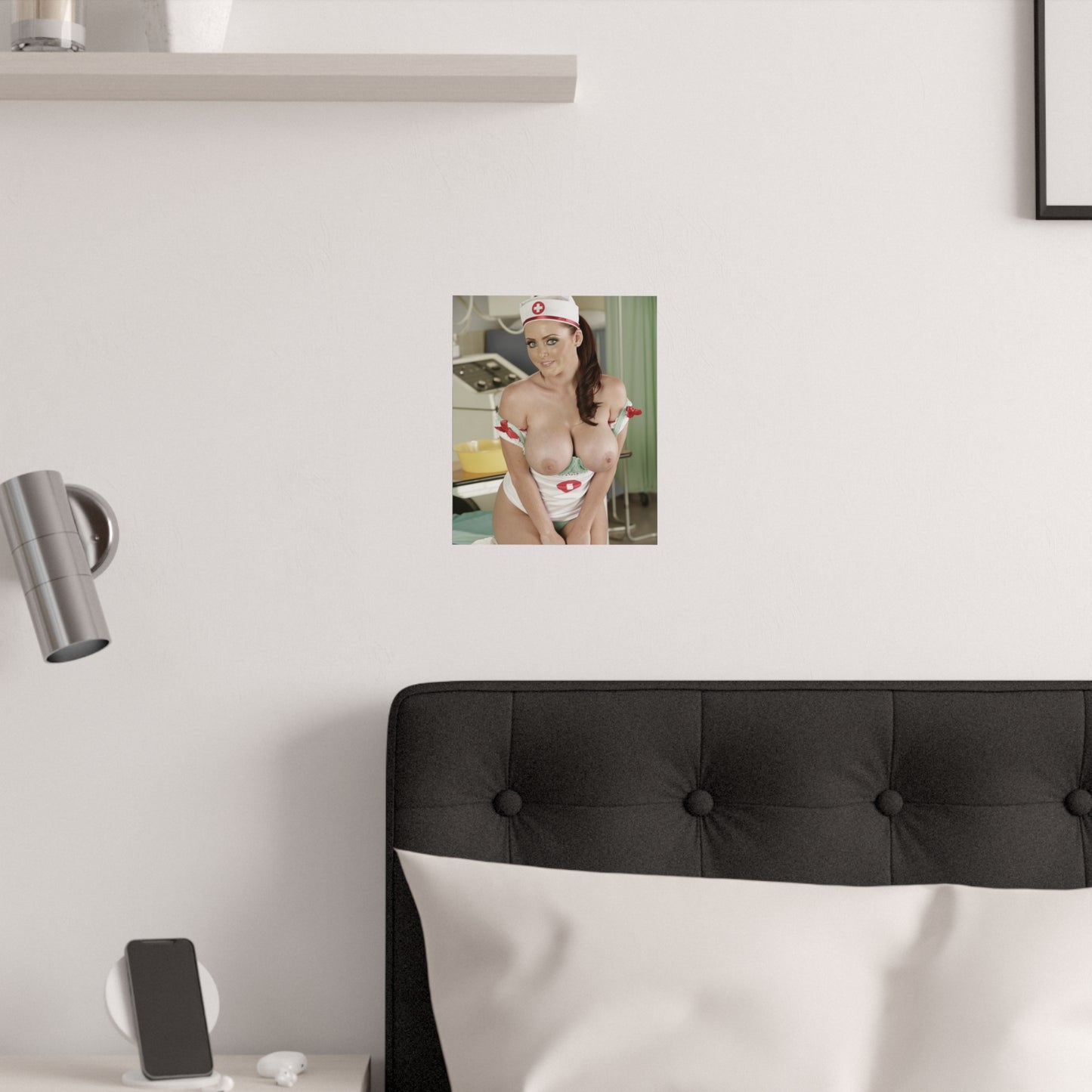 Satin Posters (210gsm) Sexy Nude Nurse Sophie Dee