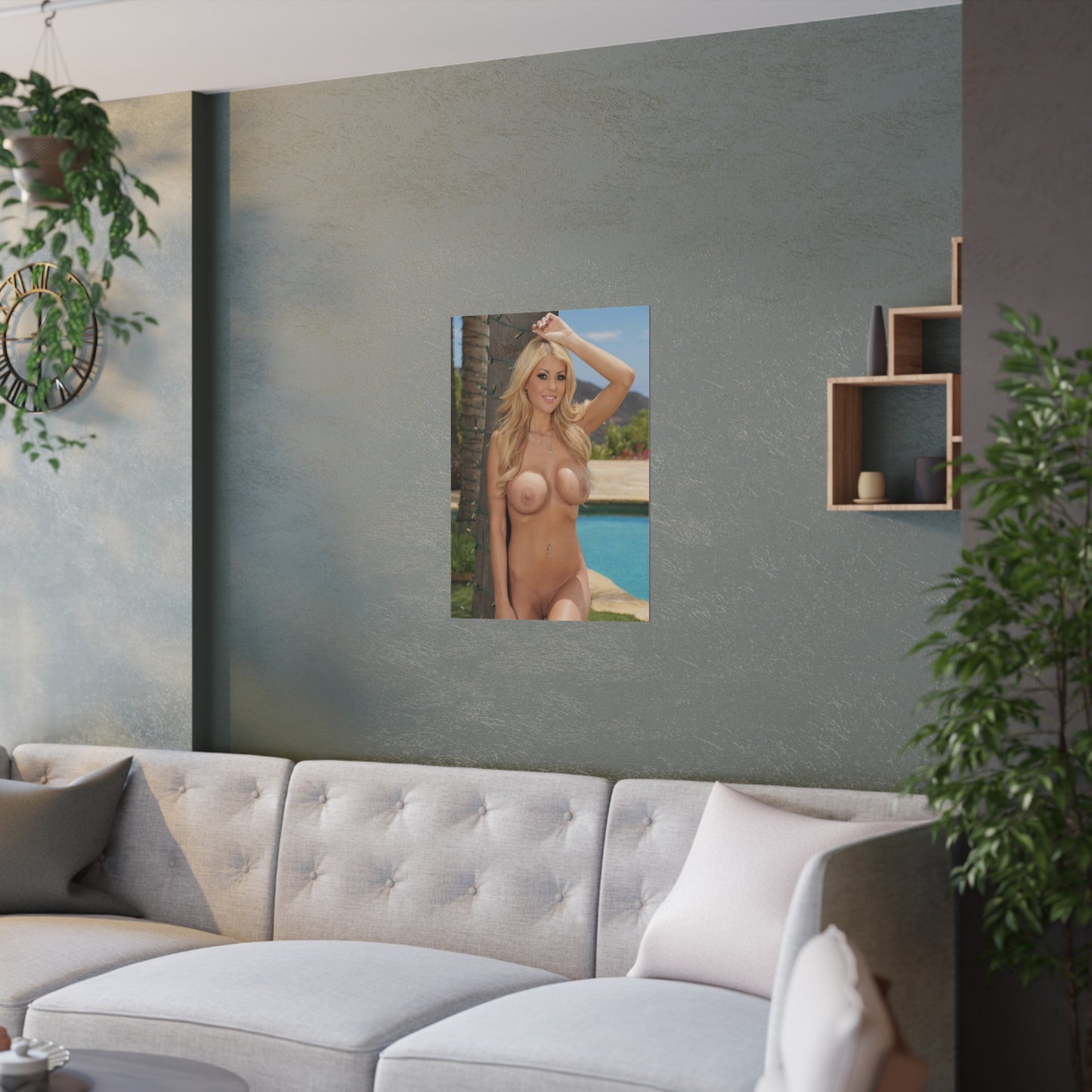Satin Posters (210gsm) Pornstar Kayla Kayden Nude