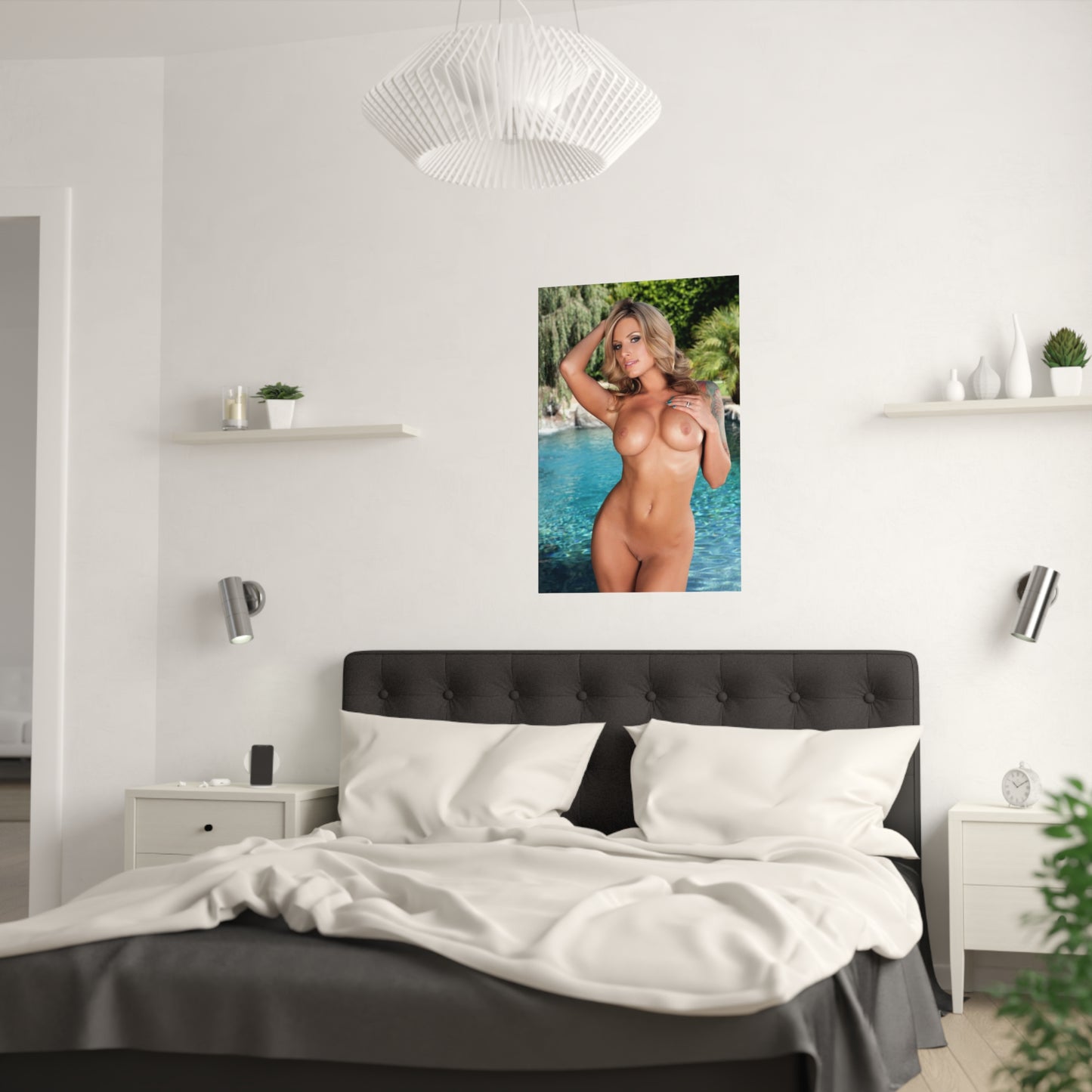 Satin Posters (210gsm) Pornstar Teagan Presley Nude