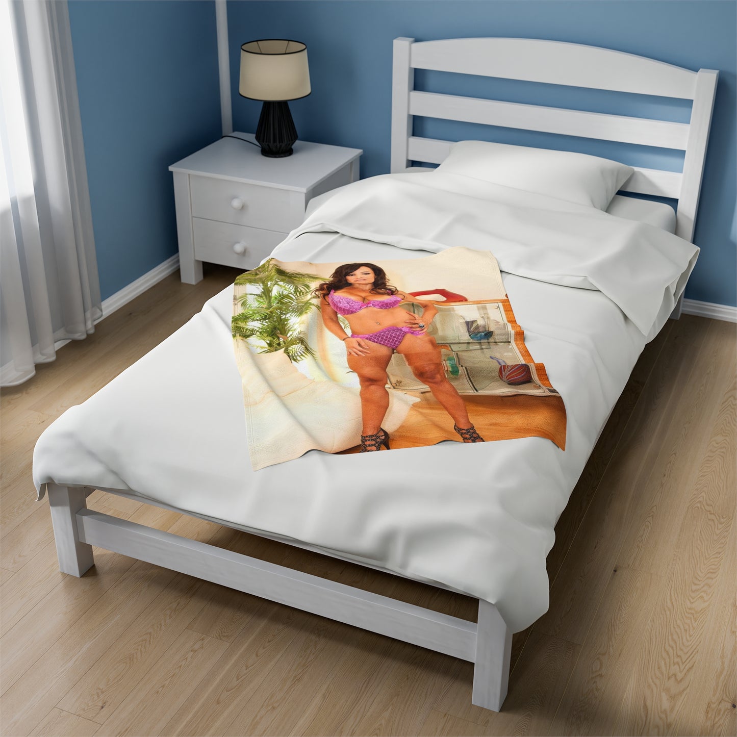 Velveteen Plush Blanket Lisa Ann Lingerie