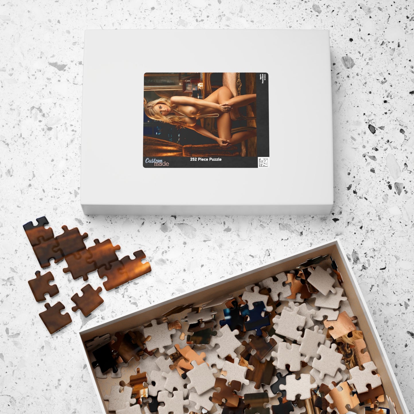 Puzzle (110, 252, 500, 1014-piece) Playmate 2008 Regina Deutinger nude 2