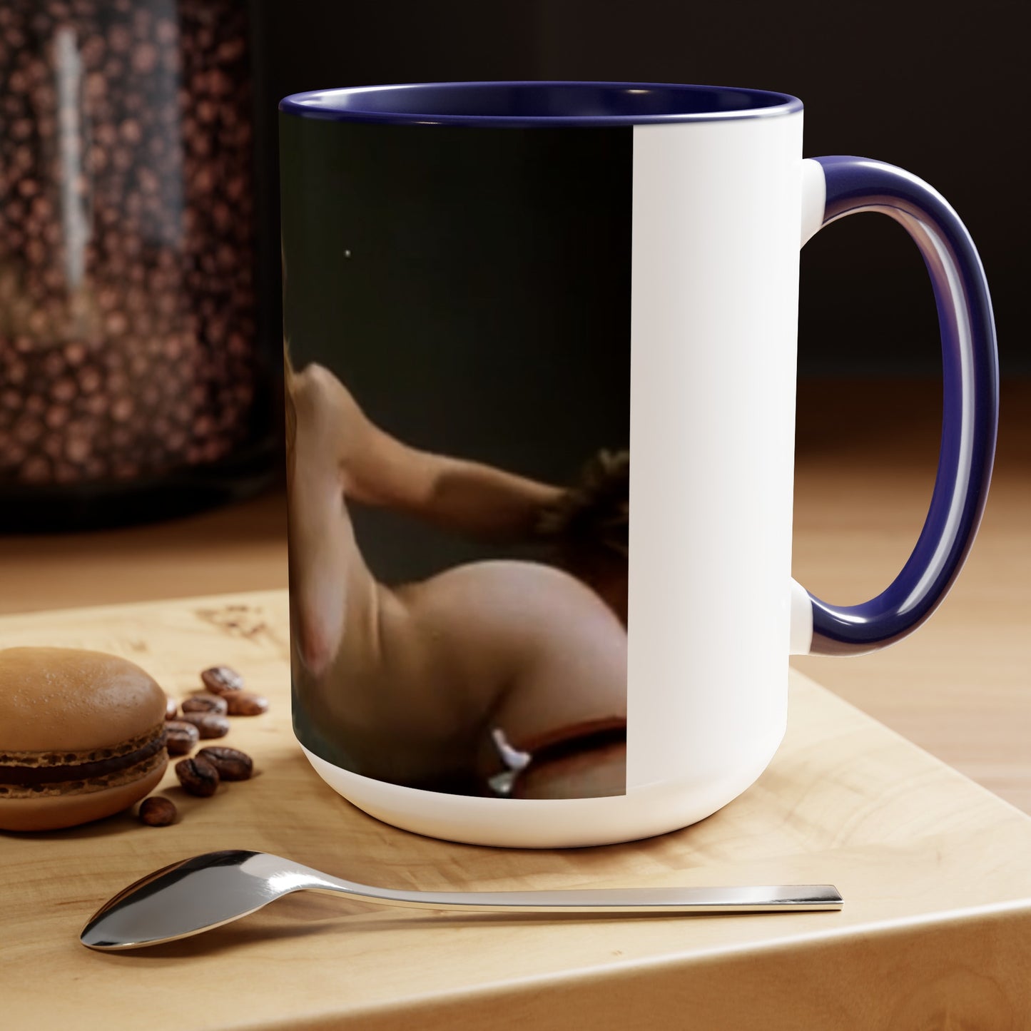 Two-Tone Coffee Mugs, 15oz Traci Lords Nude