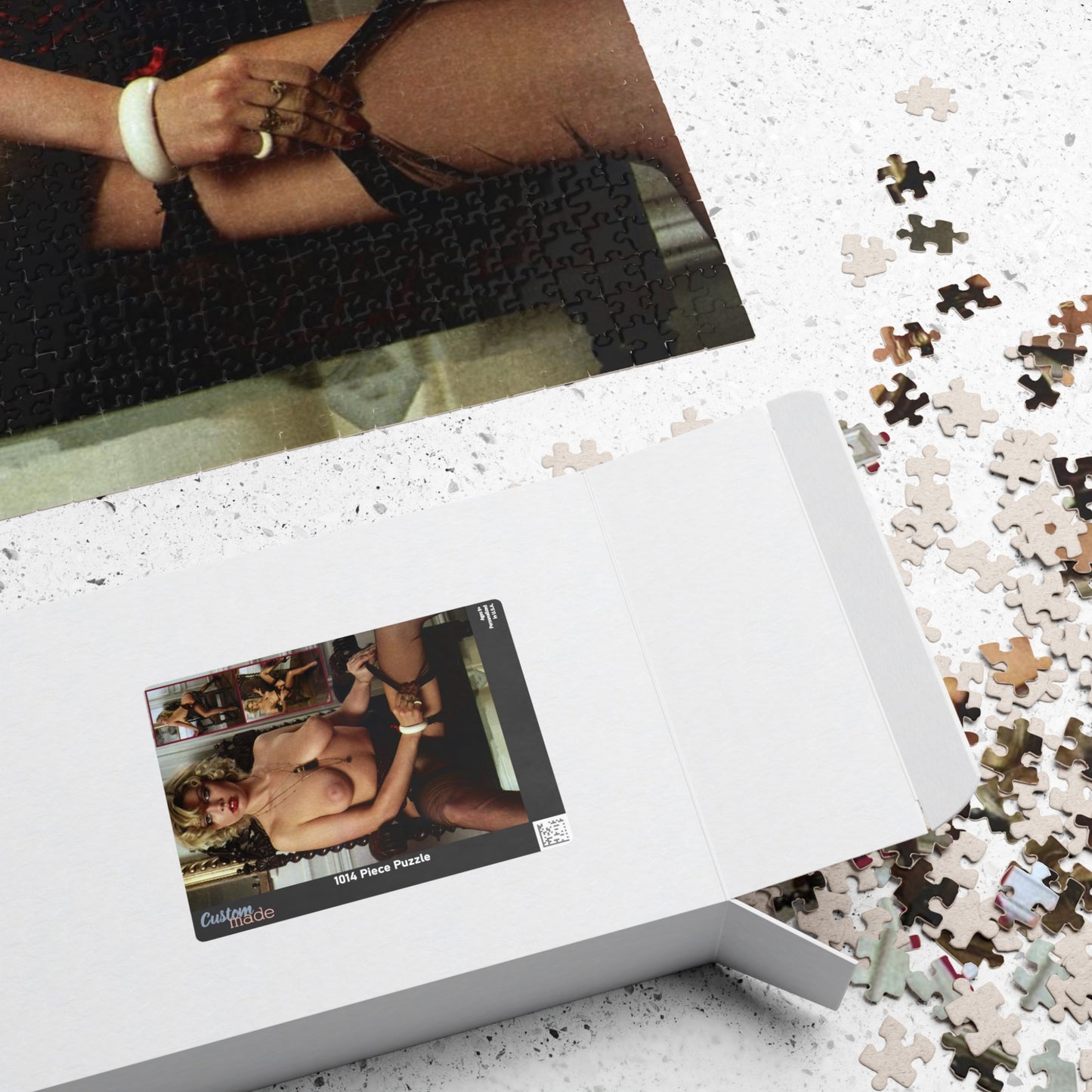 Puzzle (110, 252, 500, 1014-piece) Retro French Porn Star Marilyn Jess