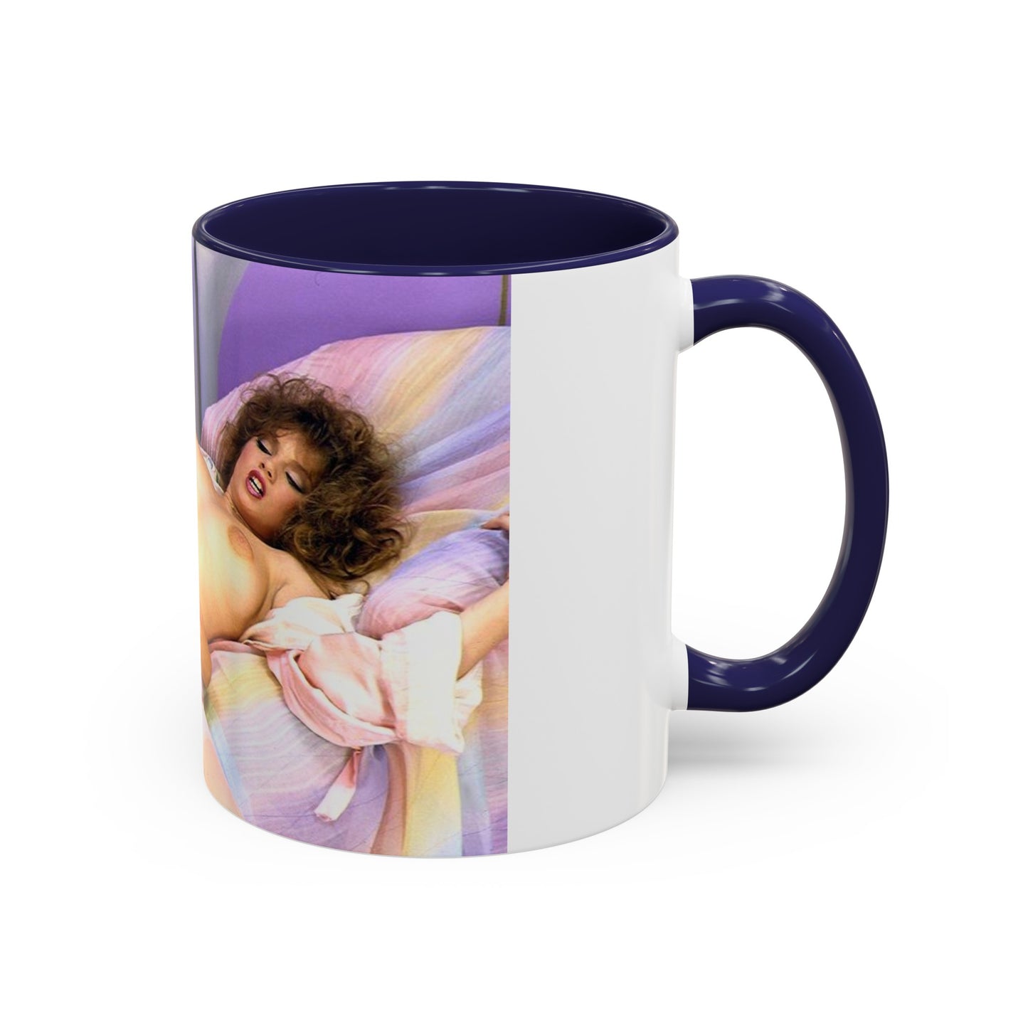 Accent Coffee Mug (11, 15oz) Traci Lords Nude Naked Retro