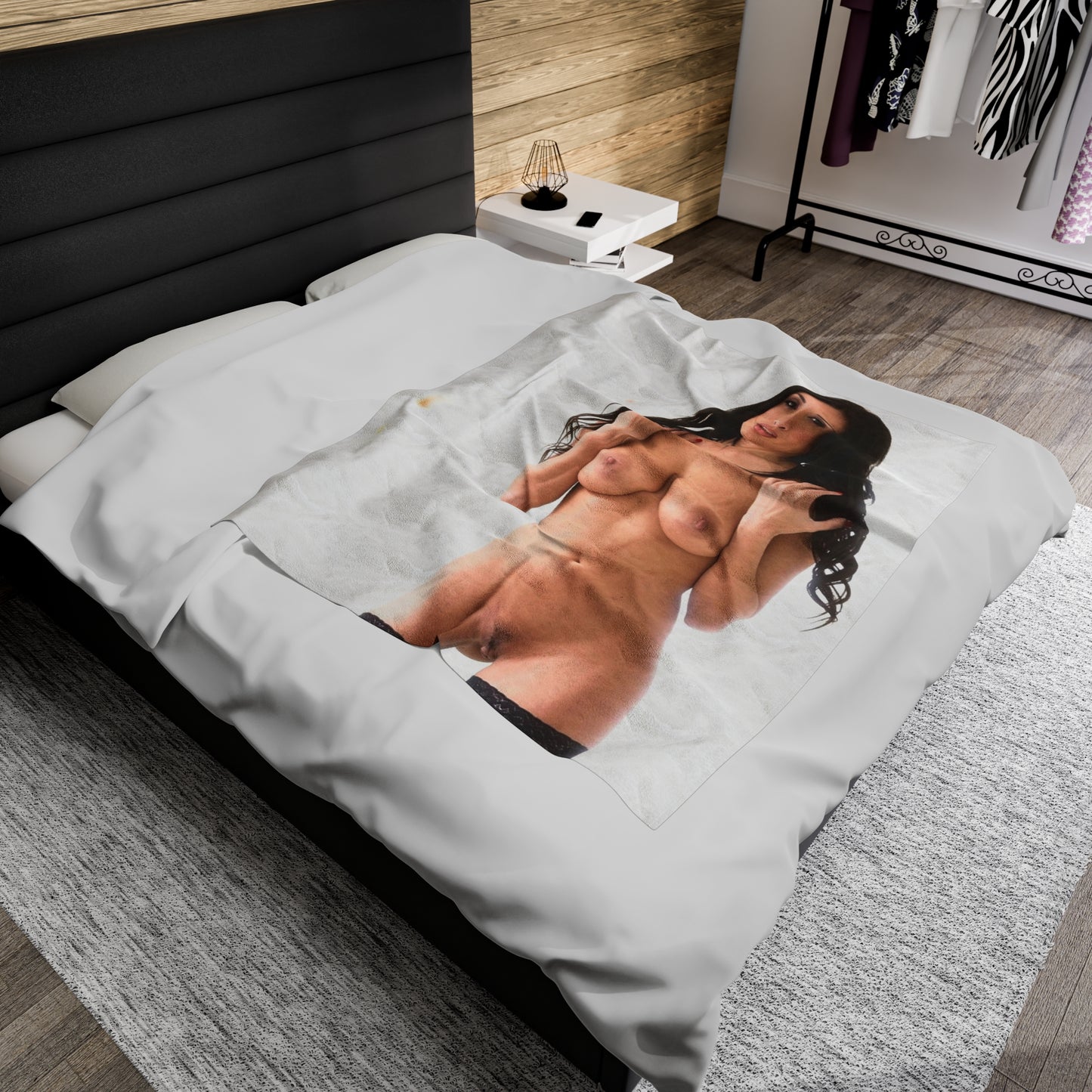 Velveteen Plush Blanket Porn Star Anissa Kate Nude