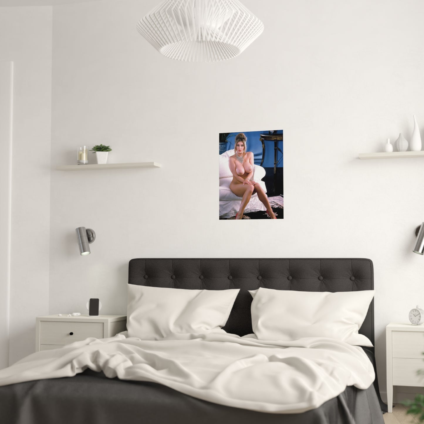 Satin Posters (210gsm) Retro Pornstar Celeste Nude