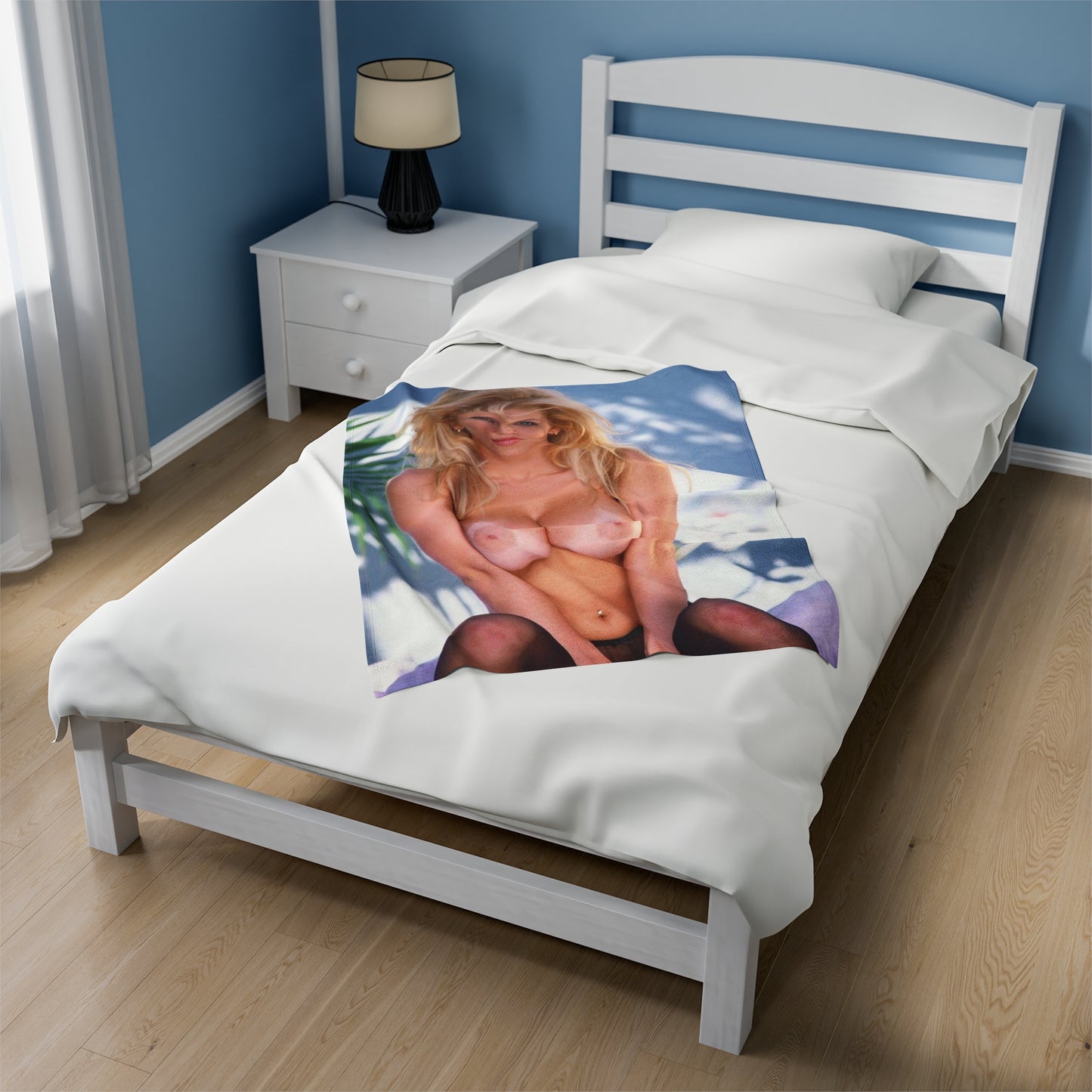 Velveteen Plush Blanket Pornstar Jenna Jameson Nude