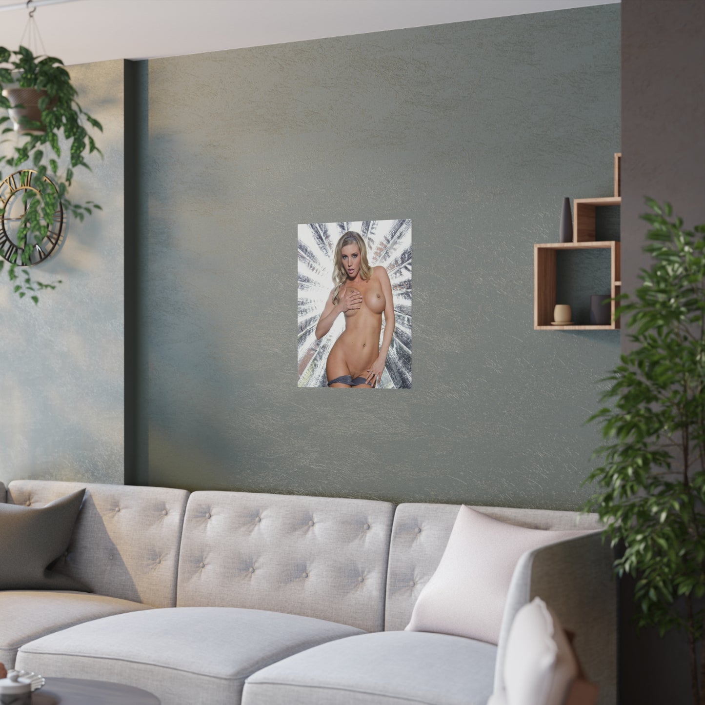 Satin Posters (210gsm) Adult Star Samantha Saint Nude