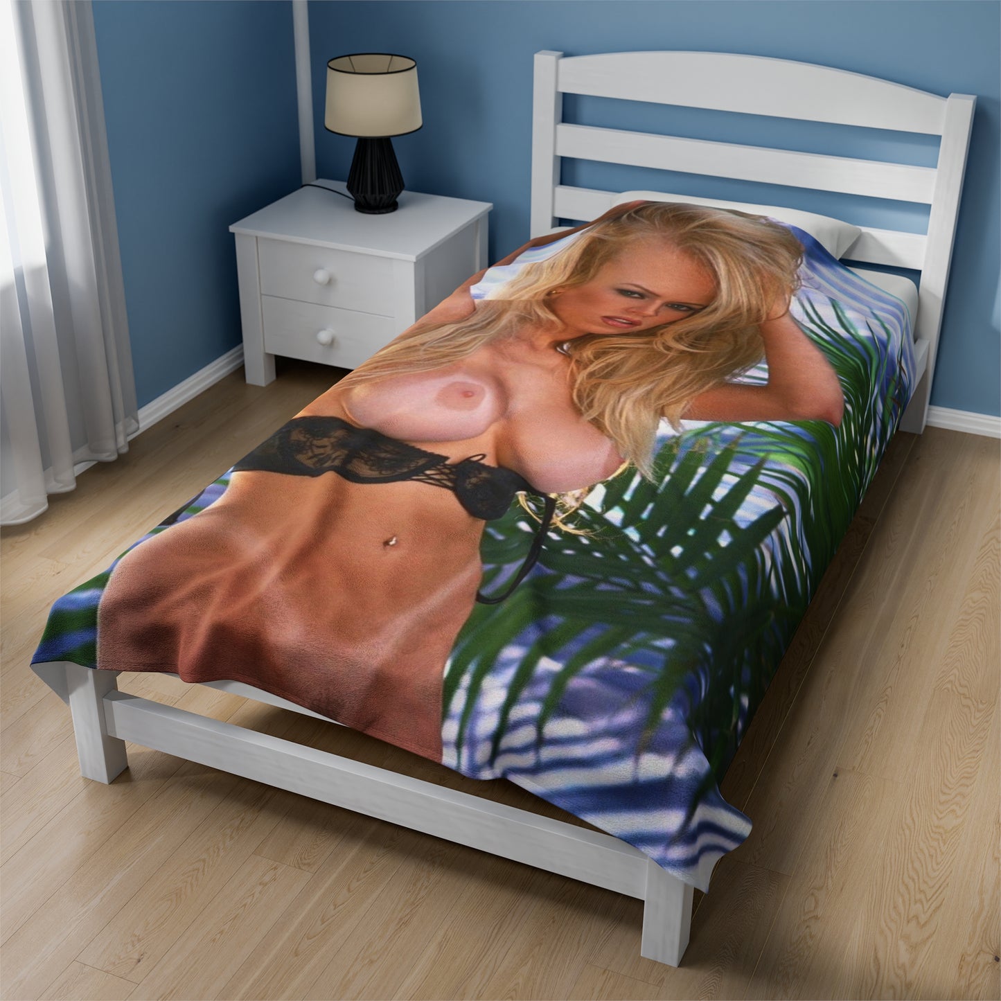 Velveteen Plush Blanket Pornstar Jenna Jameson Nude