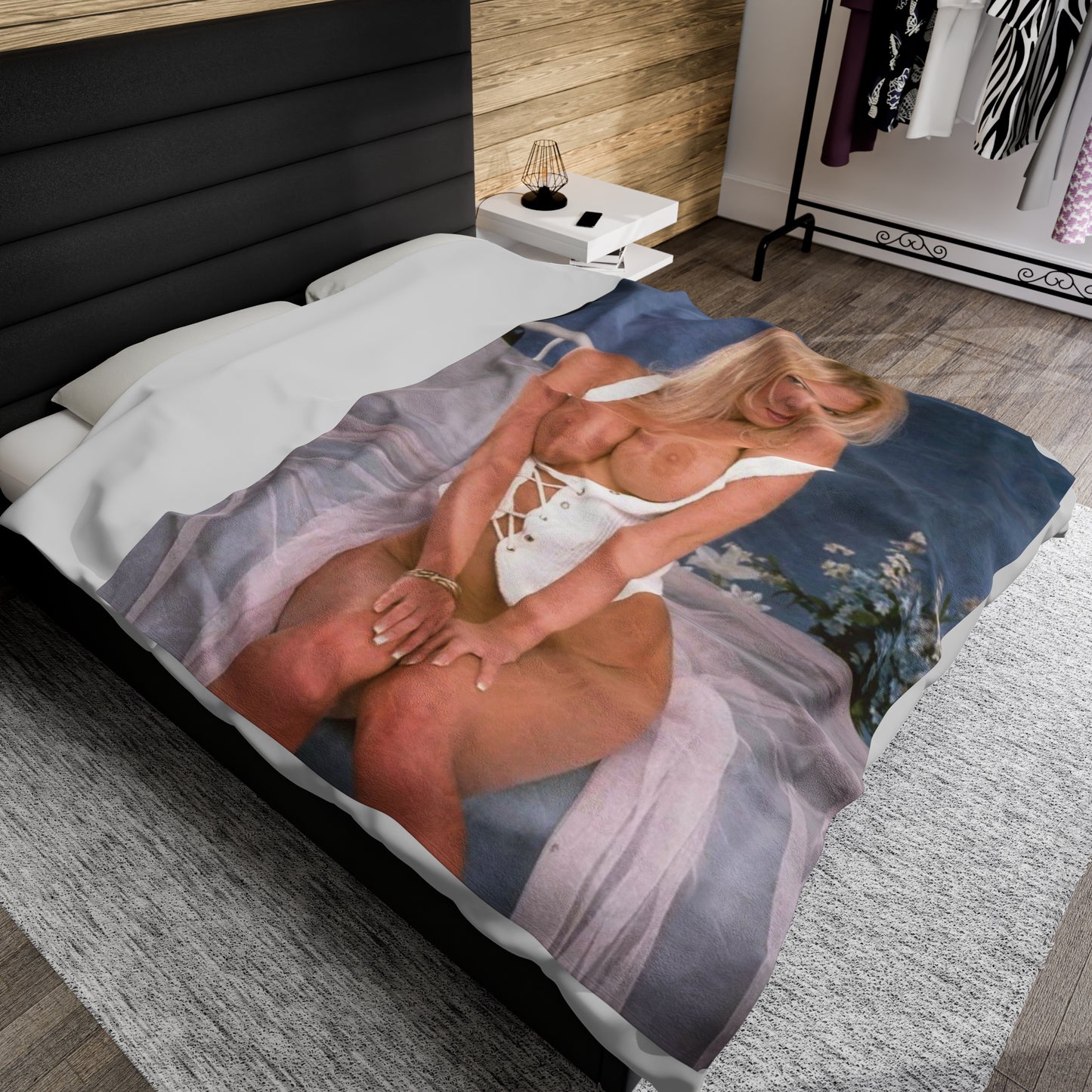 Velveteen Plush Blanket Pornstar Jenna Jameson Nude